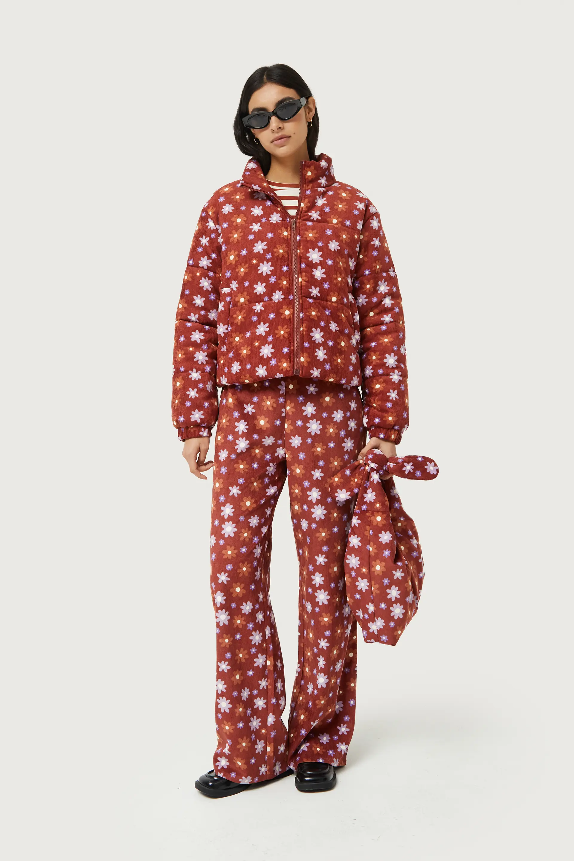 Abrigo acolchado estampado floral Montana - Image 6