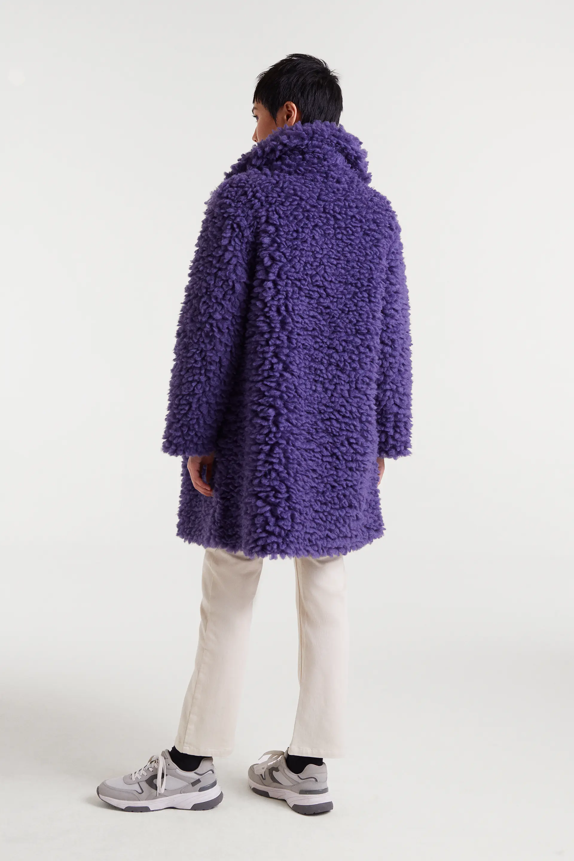 Abrigo borreguito morado - Image 3