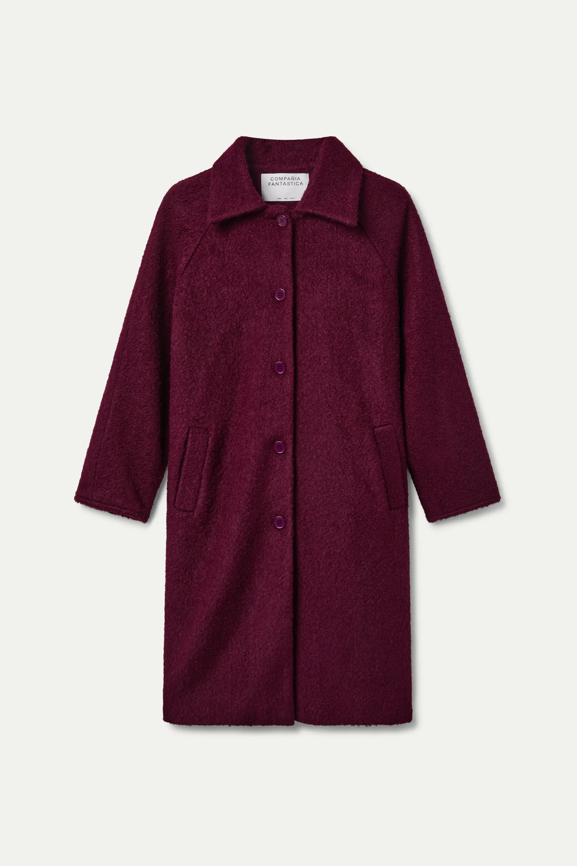 Abrigo largo magenta - Image 2