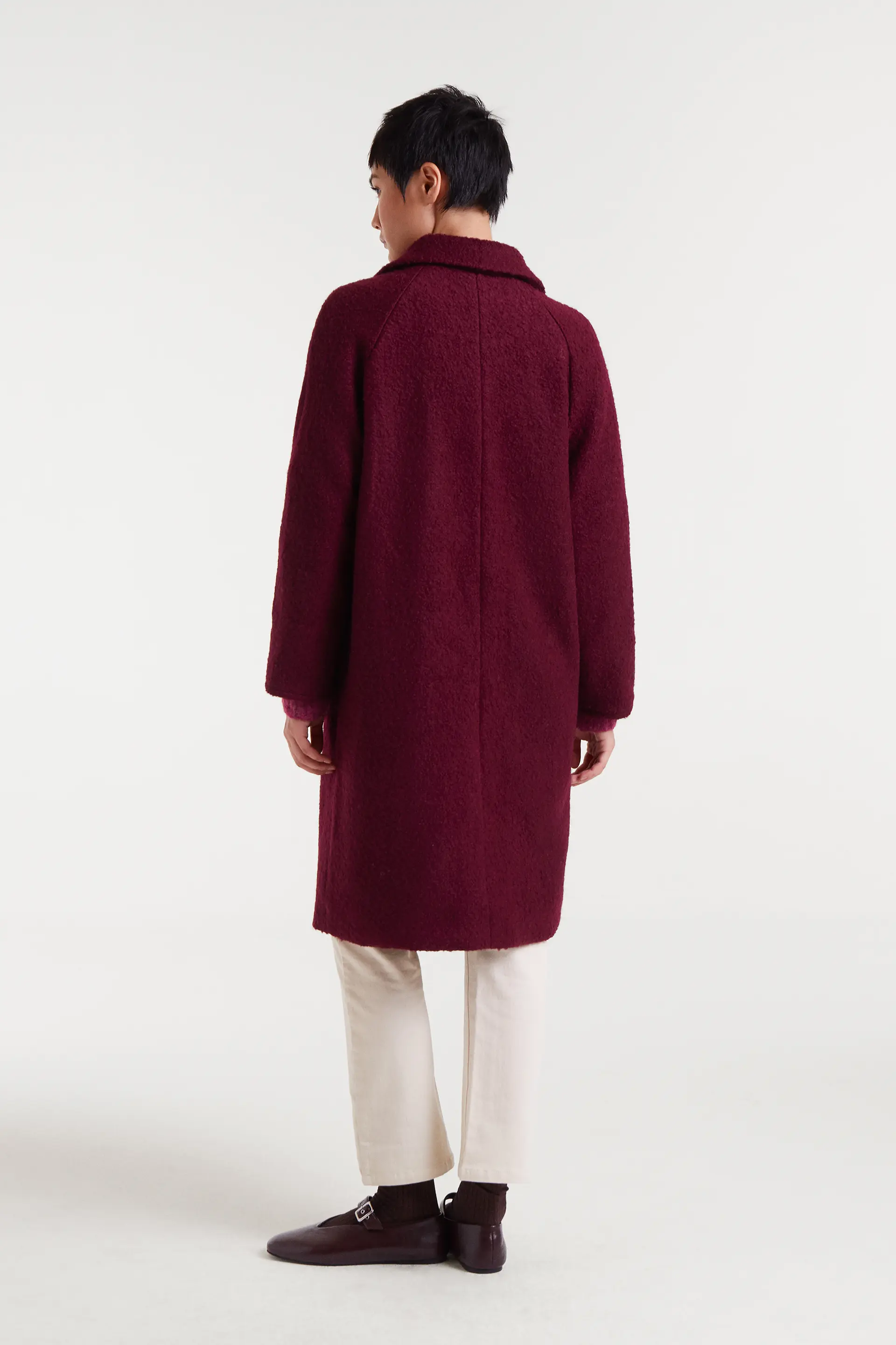 Abrigo largo magenta - Image 3
