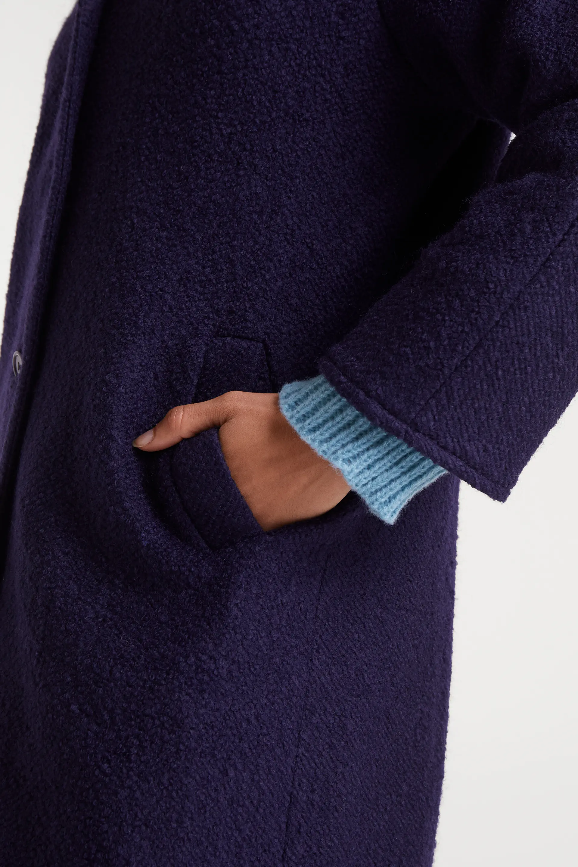 Abrigo largo navy blue - Image 4