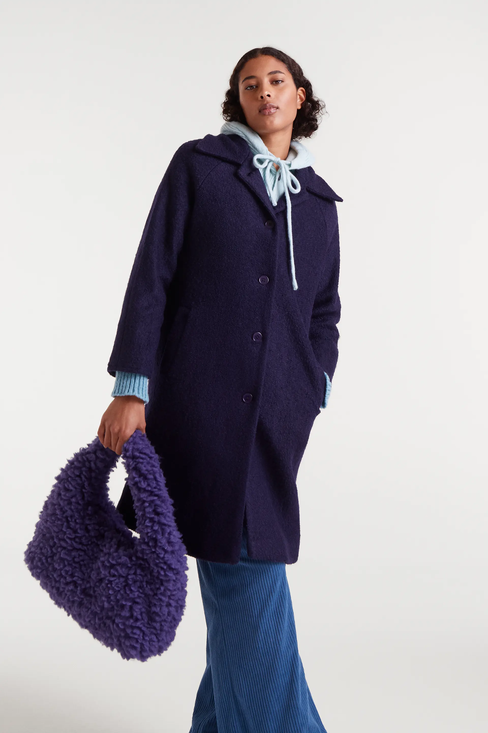 Abrigo largo navy blue - Image 5