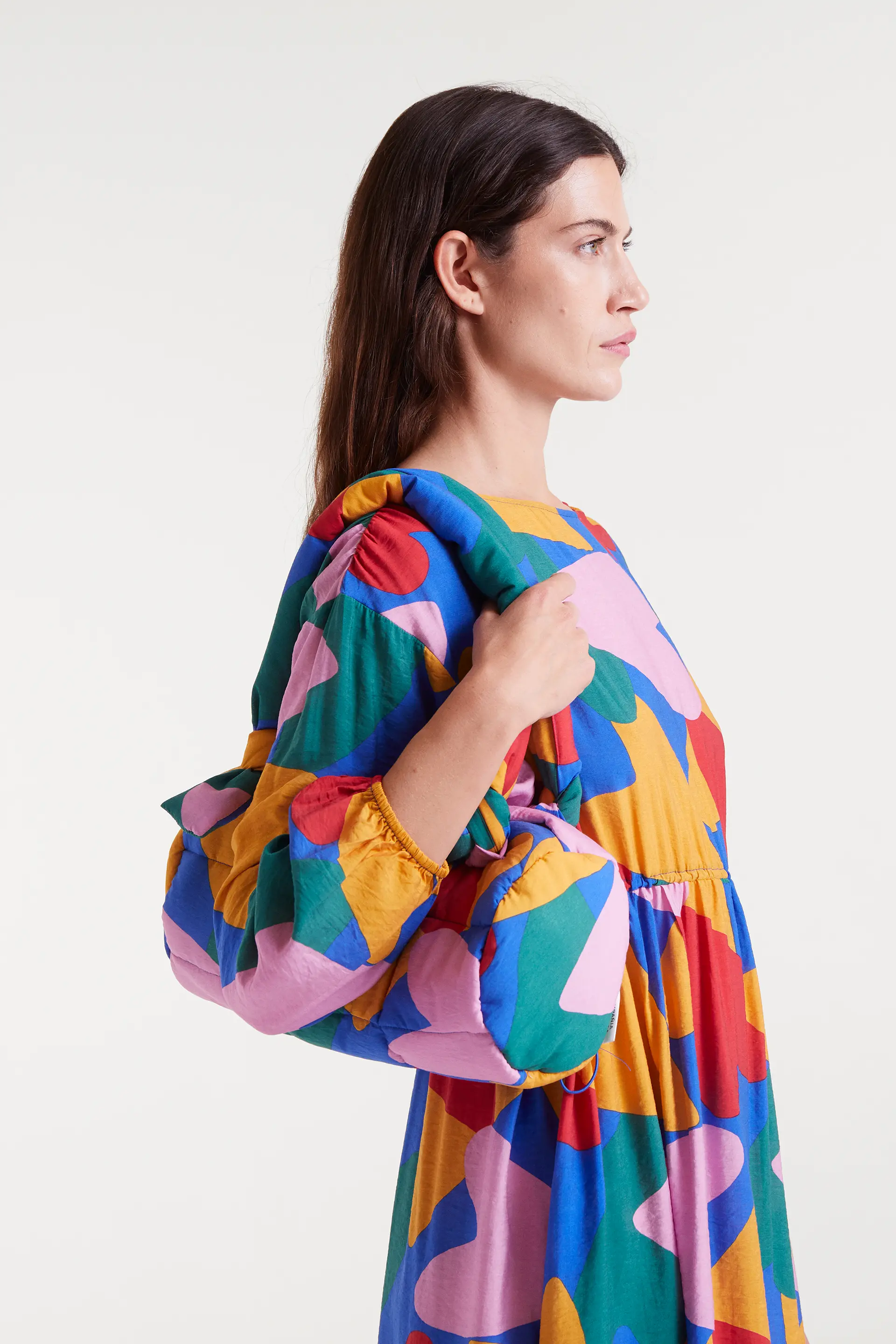 Bolso de hombro con estampado Cupido