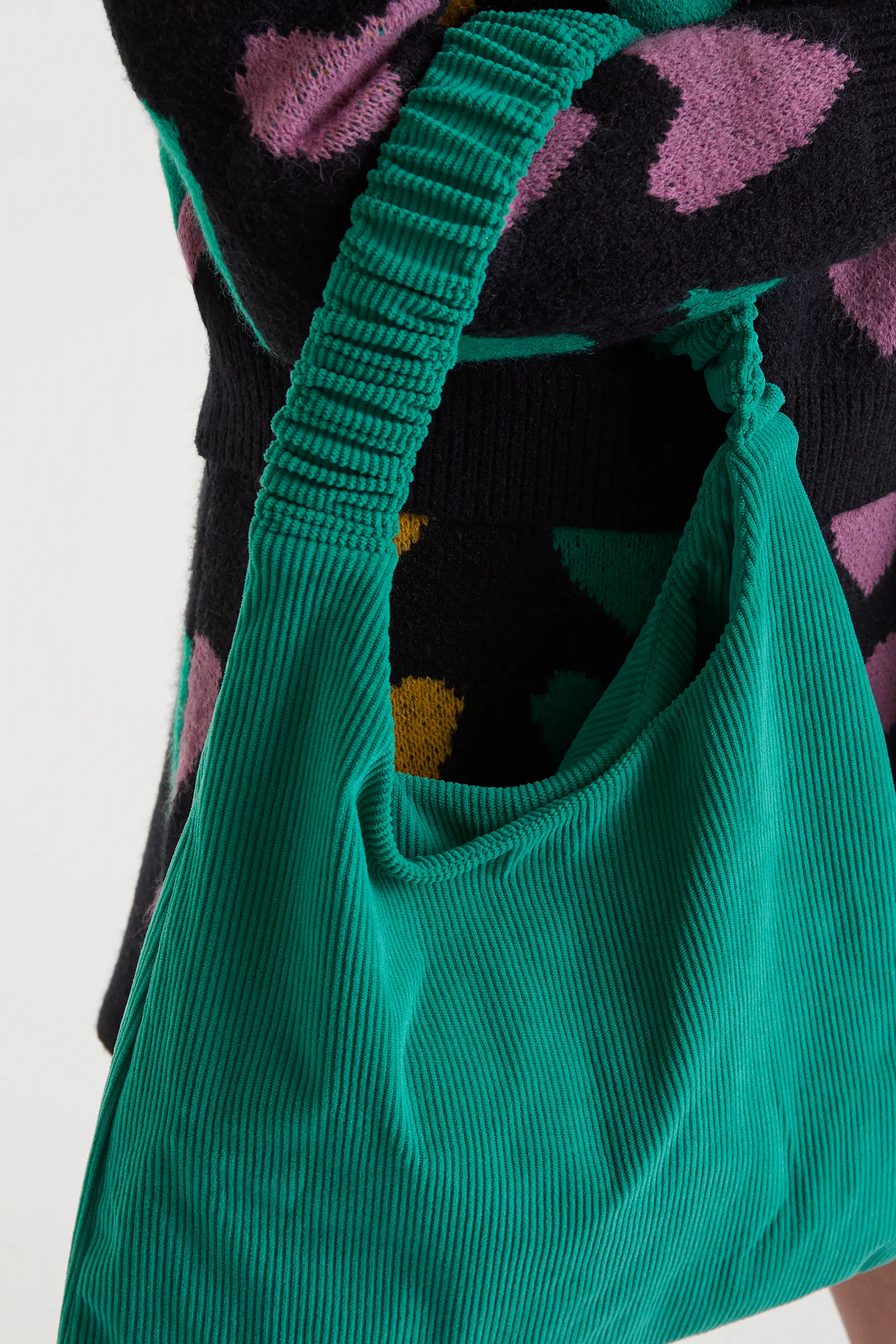 Bolso de pana verde - Image 3