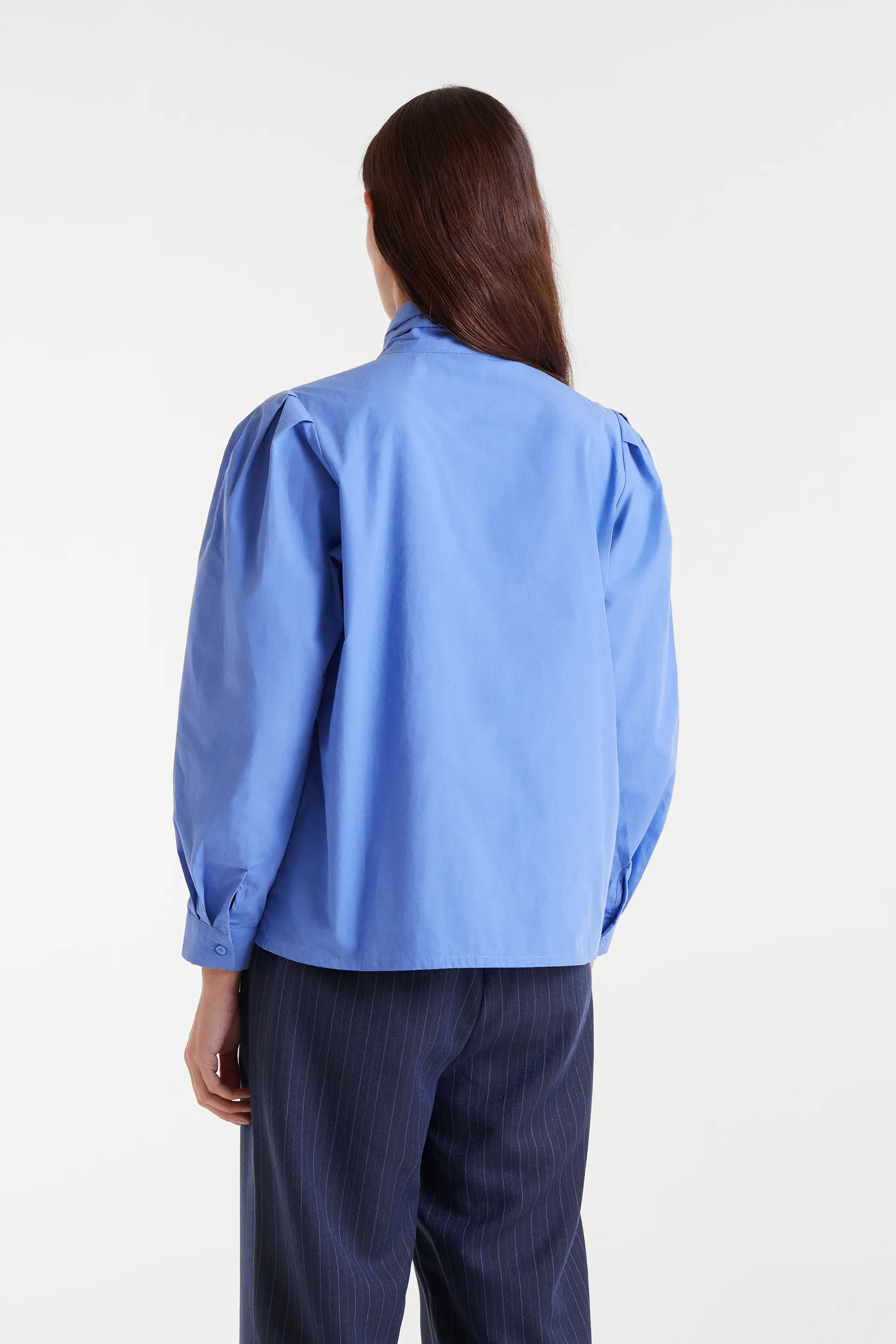Camisa 100% algodón lazada azul - Image 3