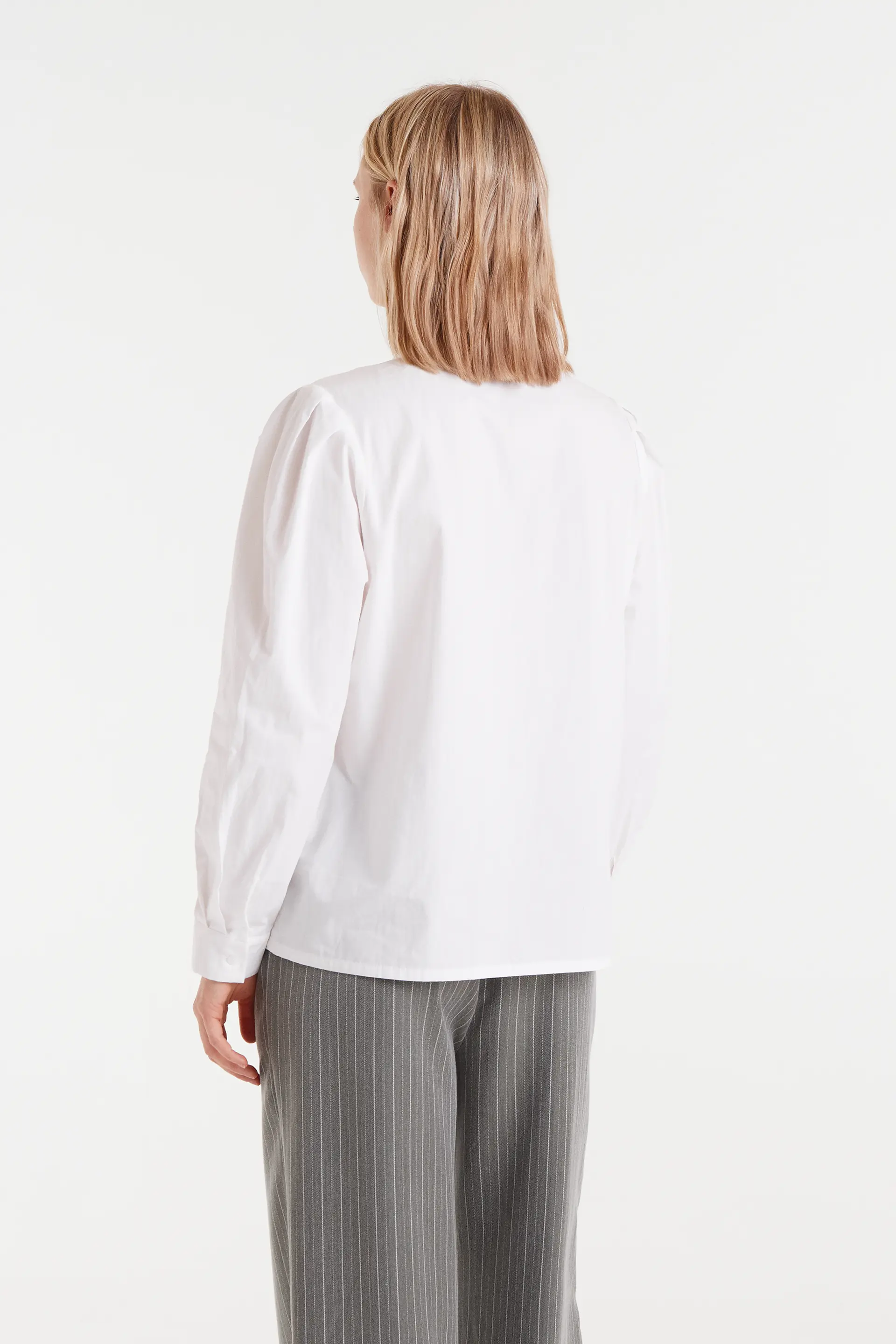 Camisa 100% algodón lazada blanco - Image 3