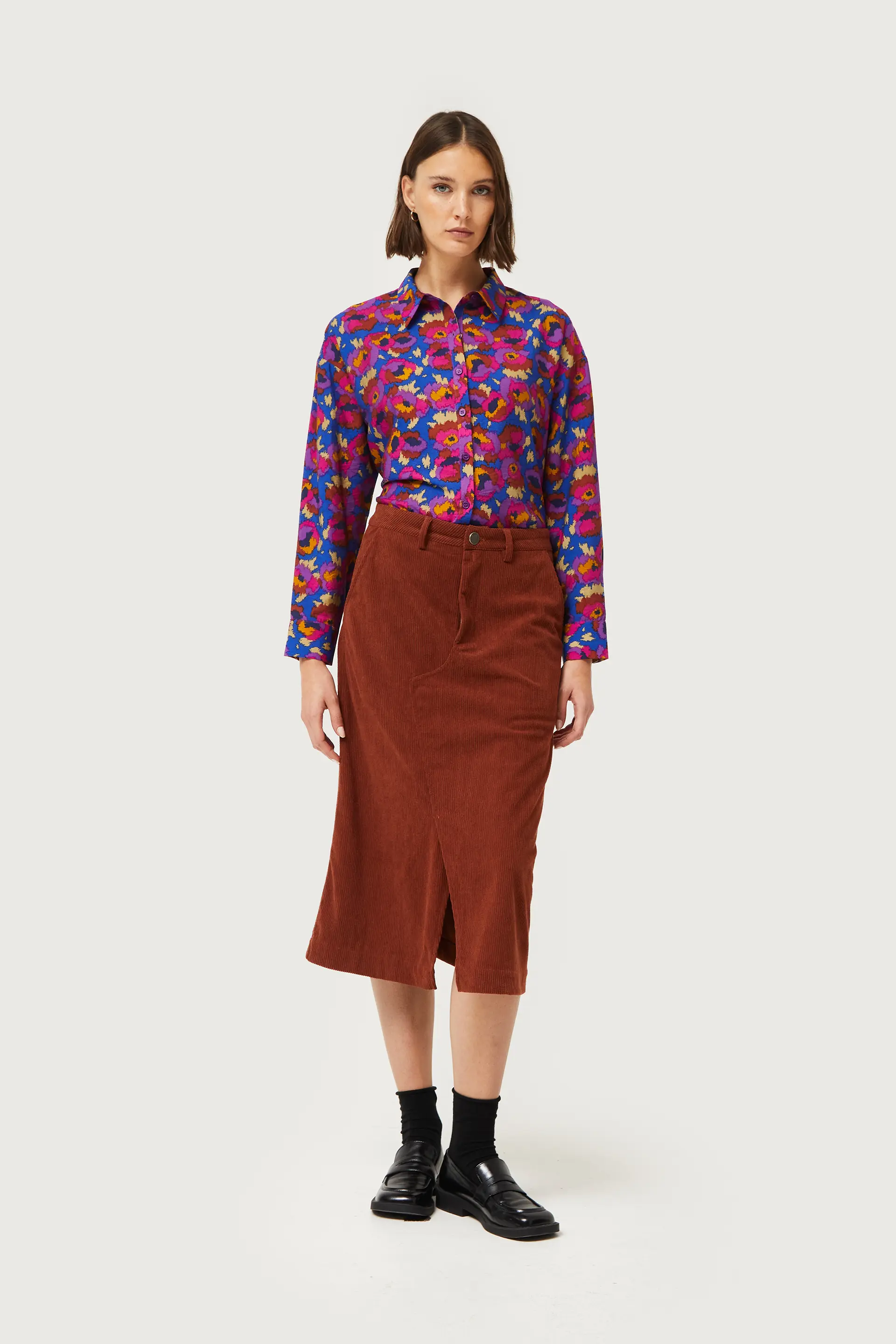 Camisa con estampado floral Dewberry