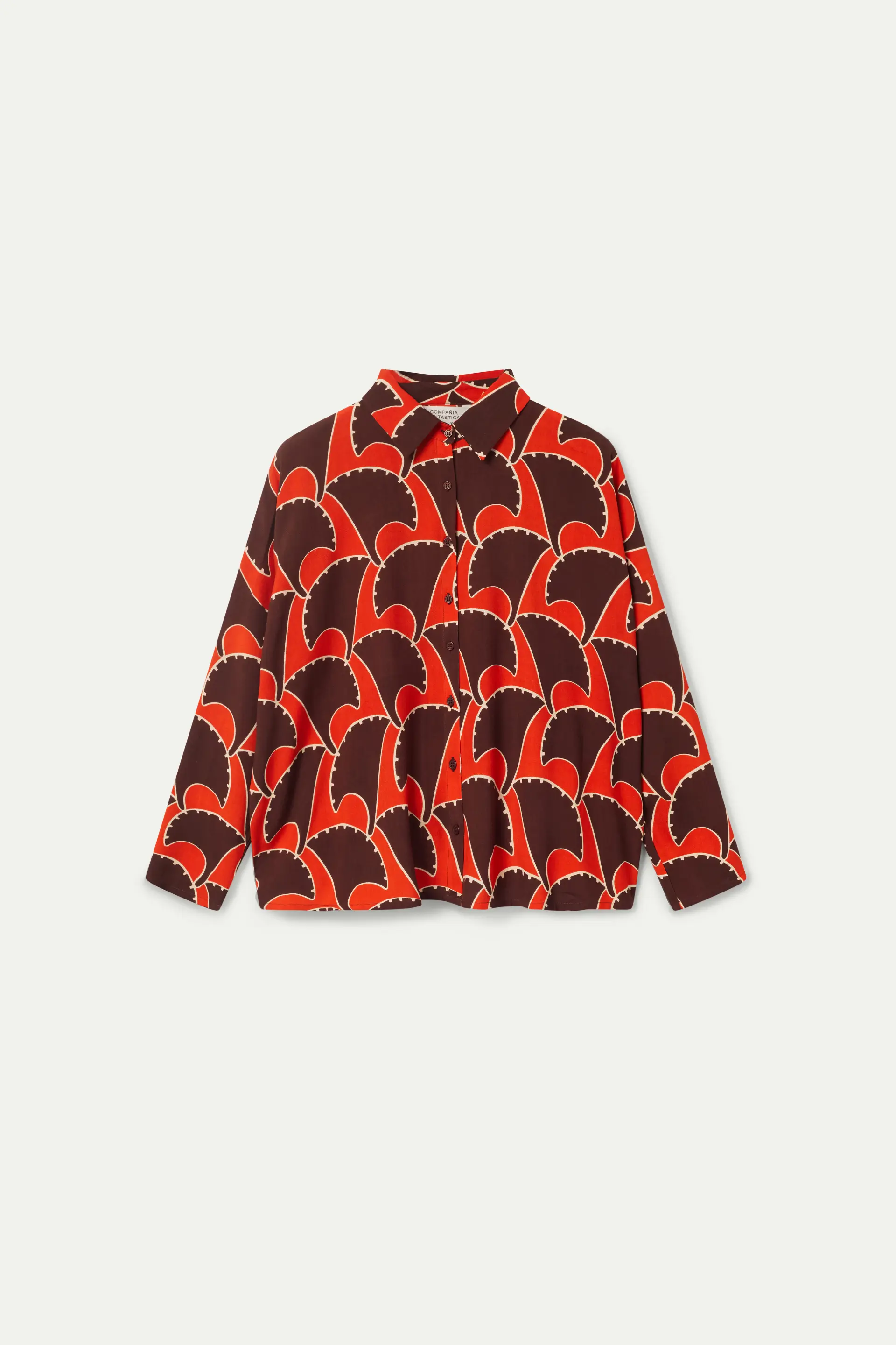 Camisa con estampado geométrico Pai Pai - Image 2
