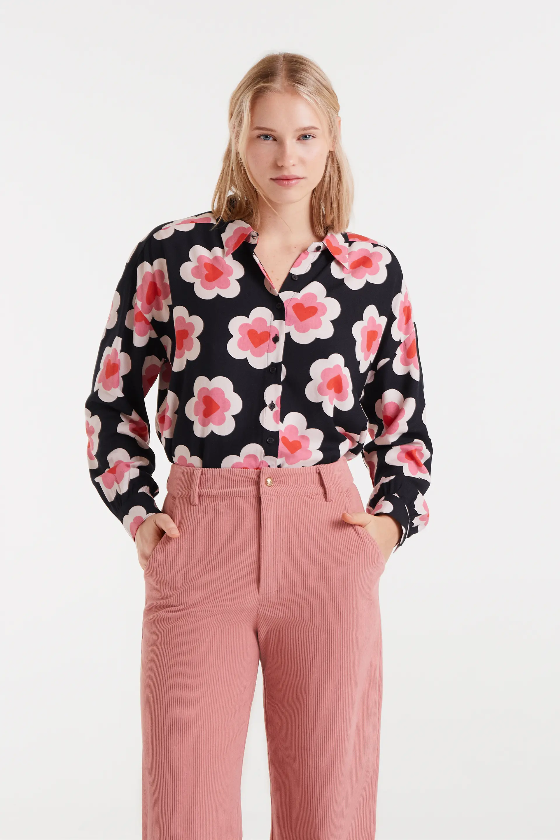Camisa con estampado Sweetheart