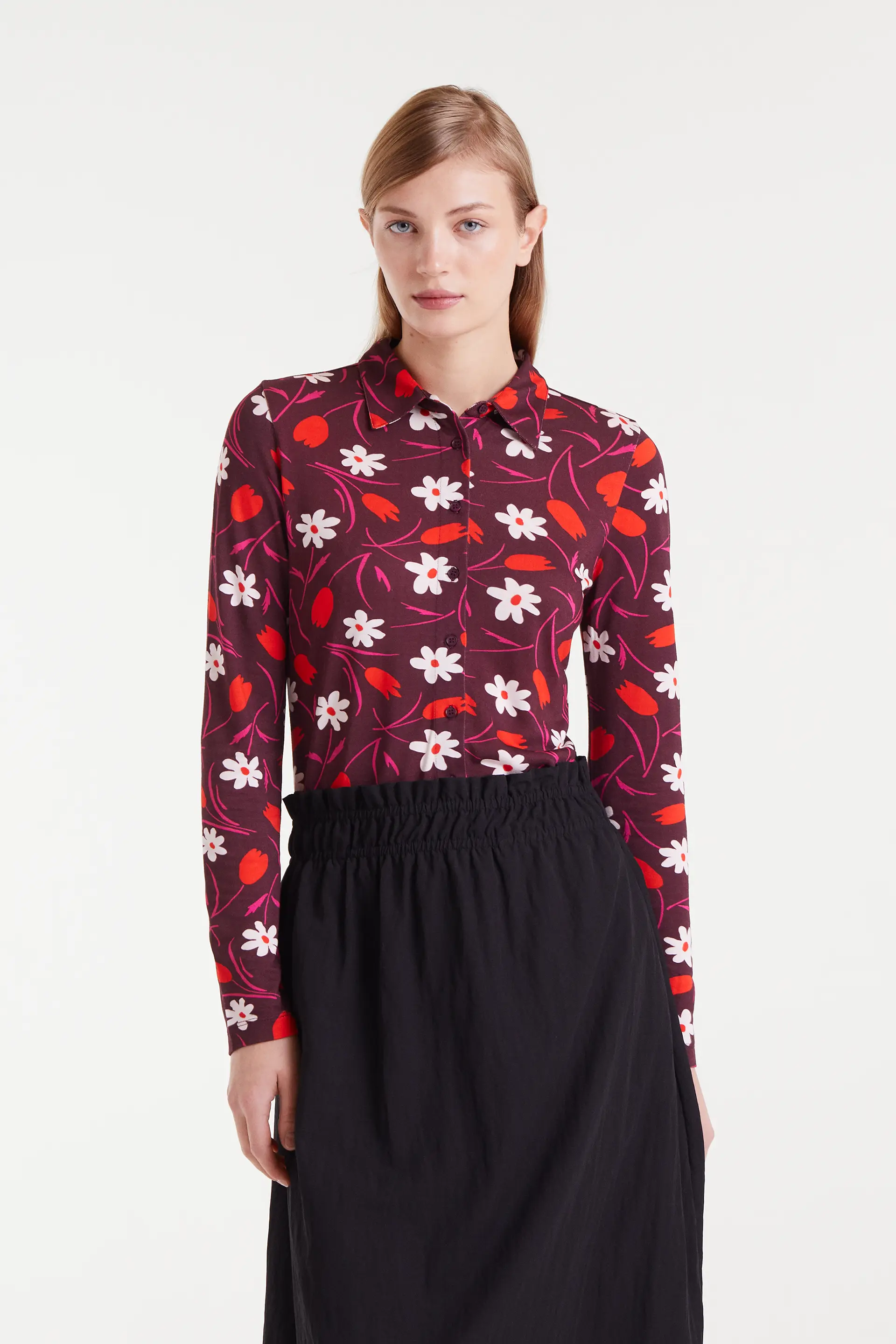 Camisa con estampado Tulip