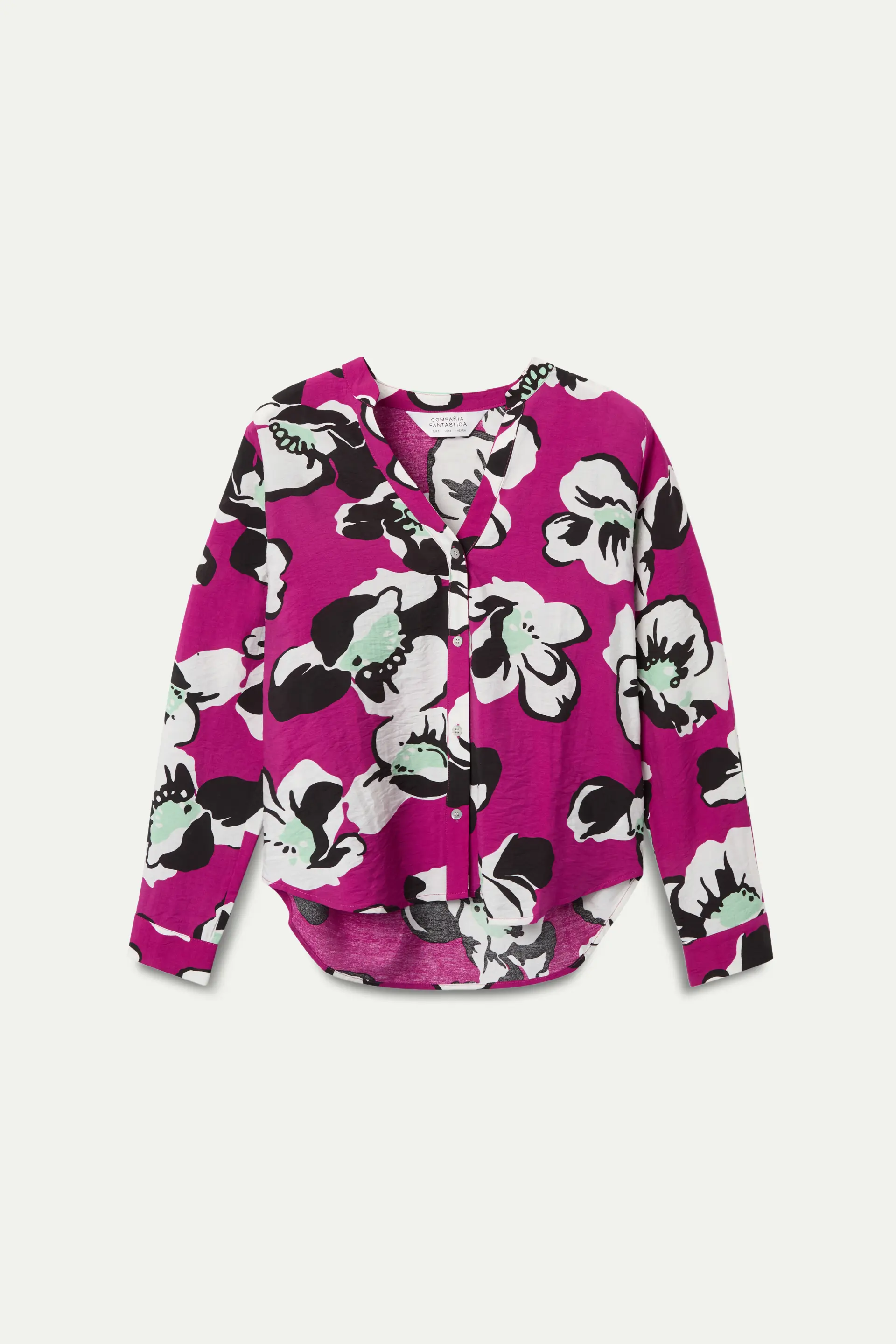 Camisa con estampado Vivid Viola - Image 2