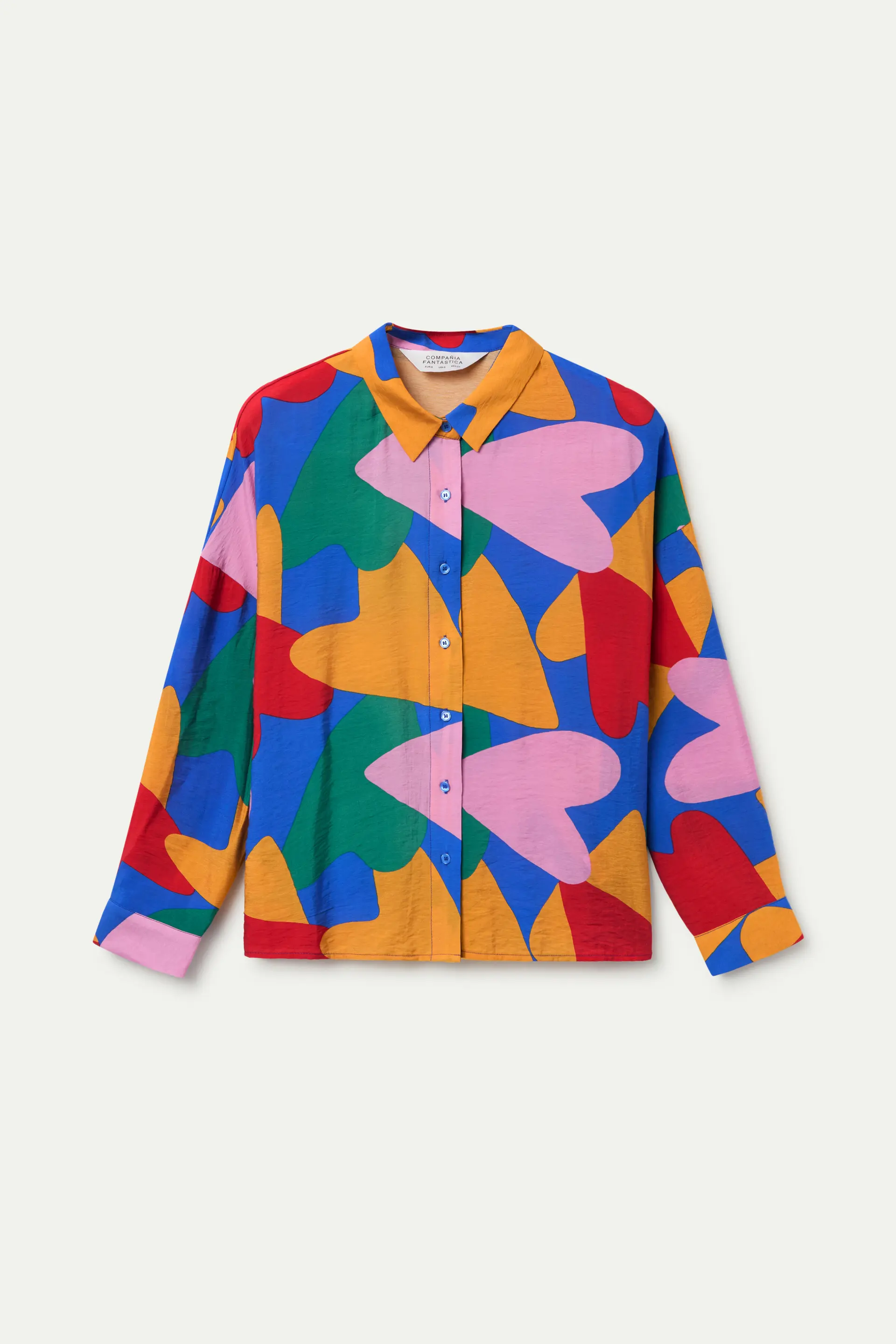 Camisa crepé ligero con estampado Cupido - Image 2