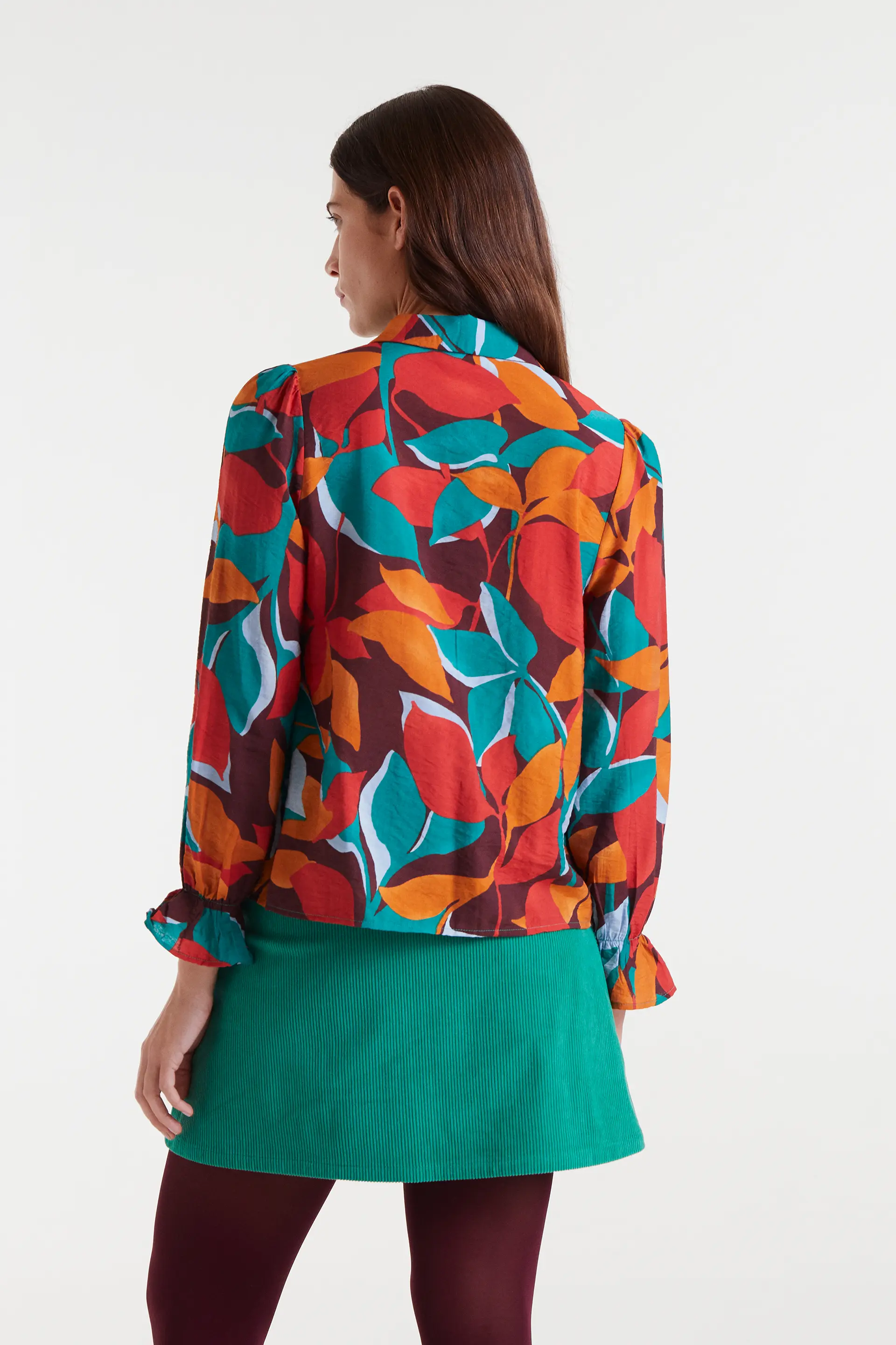 Camisa crepé ligero con estampado Ponziana - Image 3