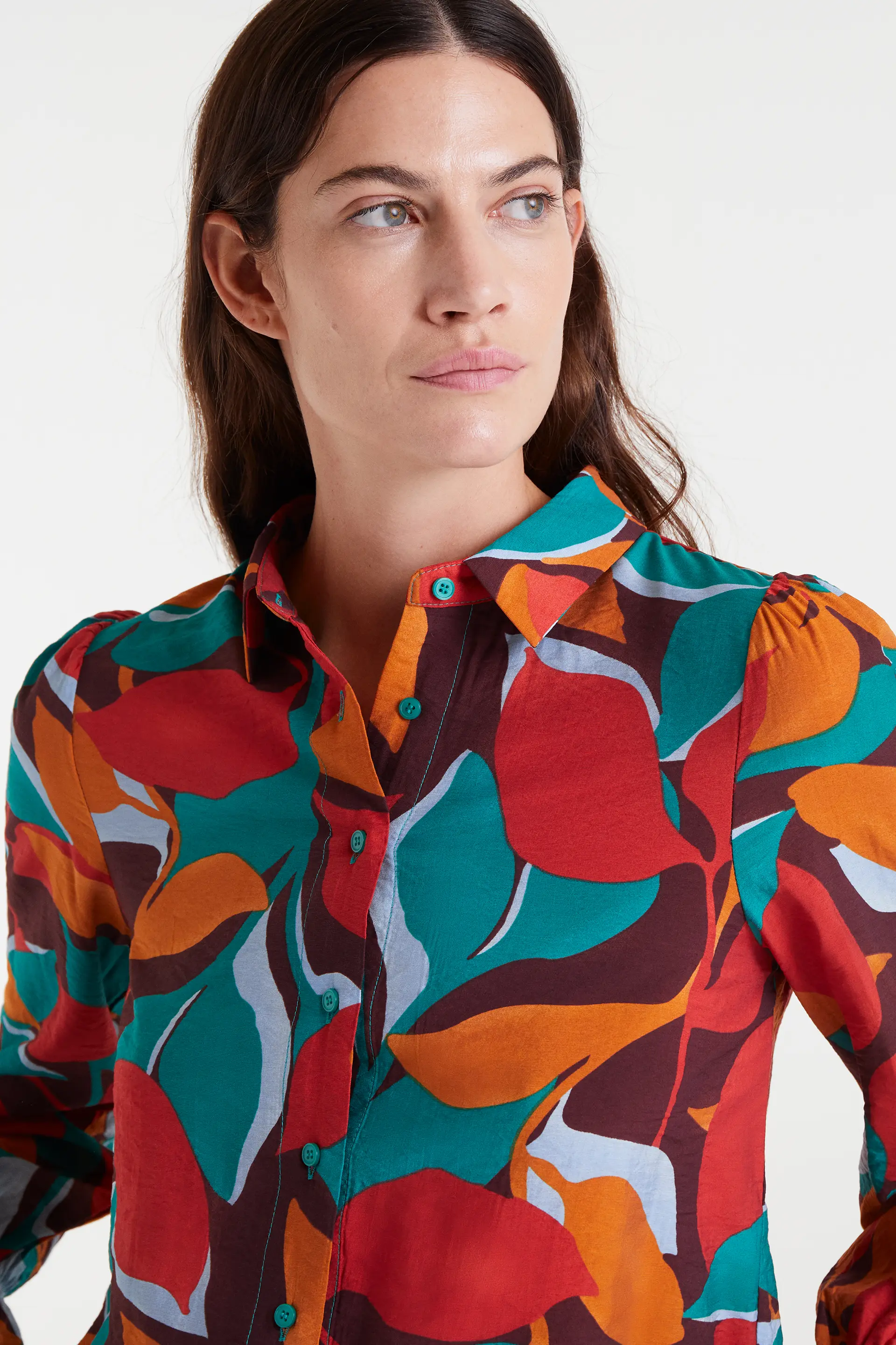 Camisa crepé ligero con estampado Ponziana - Image 4