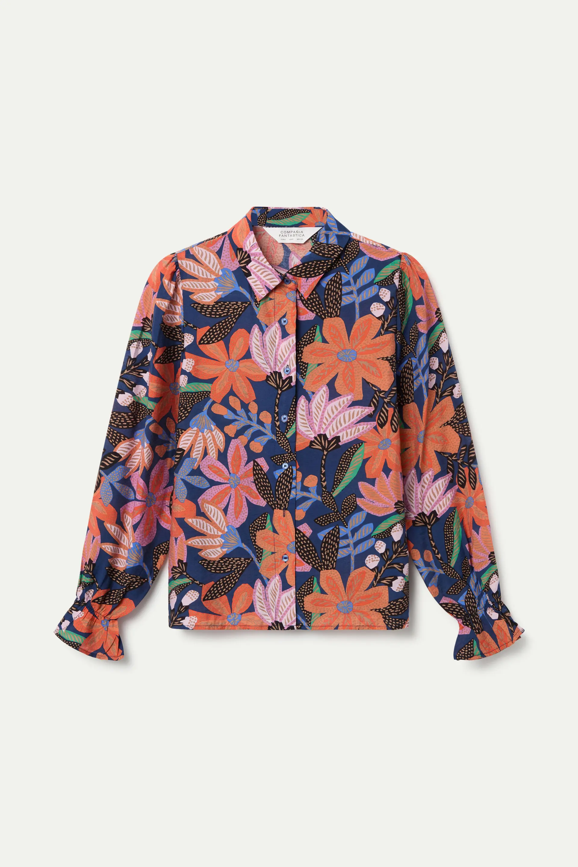 Camisa crepé ligero con estampado Tigerlily - Image 2