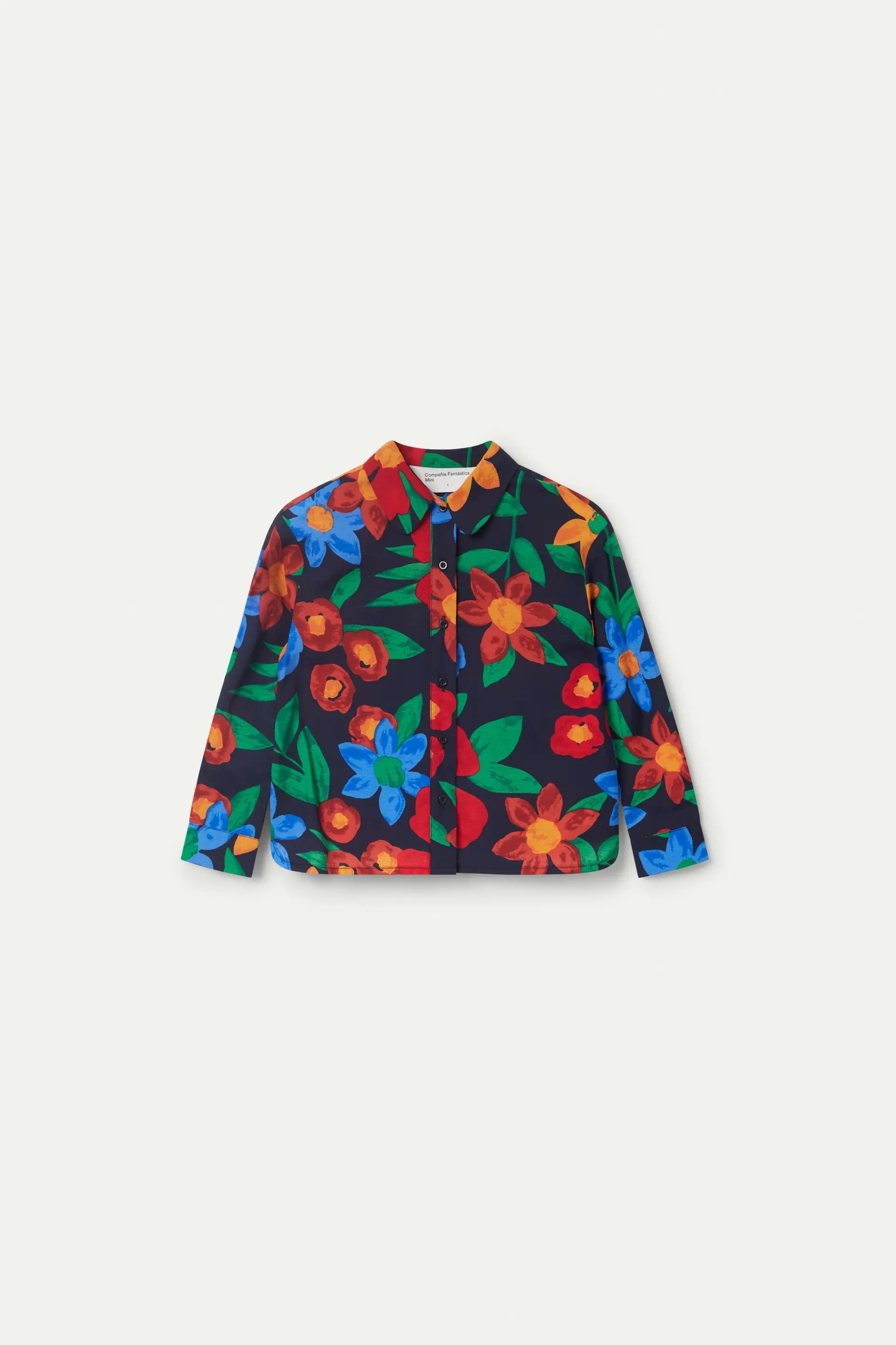 Camisa de niña estampado floral multicolor - Image 2