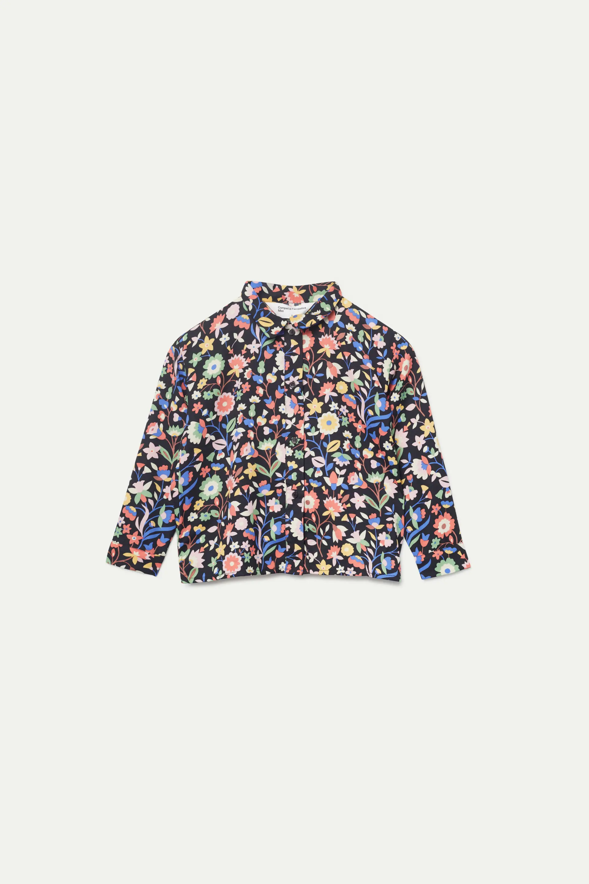 Camisa de niña estampado floral pequeño - Image 2