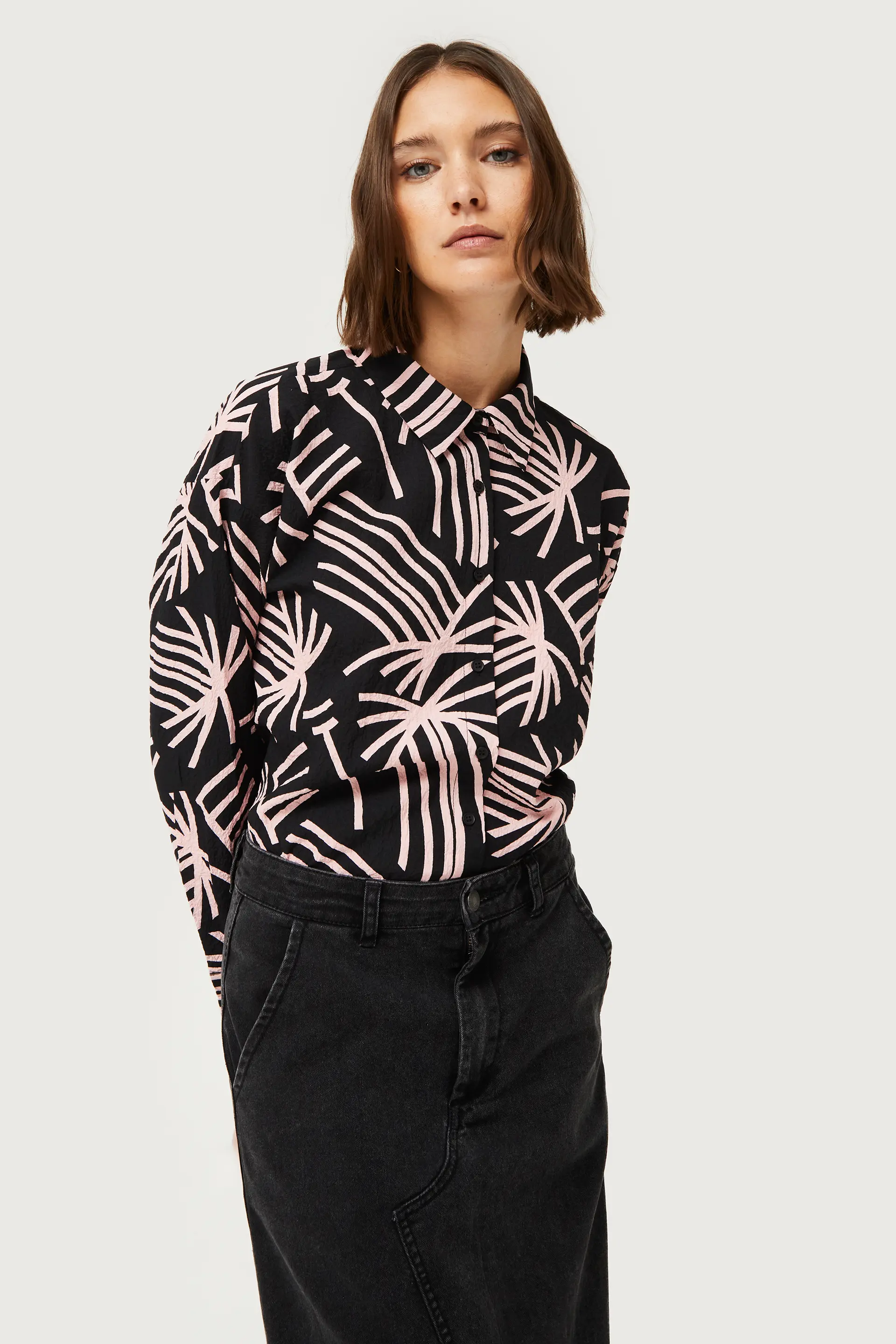 Camisa estampado abstracto Fénix - Image 3