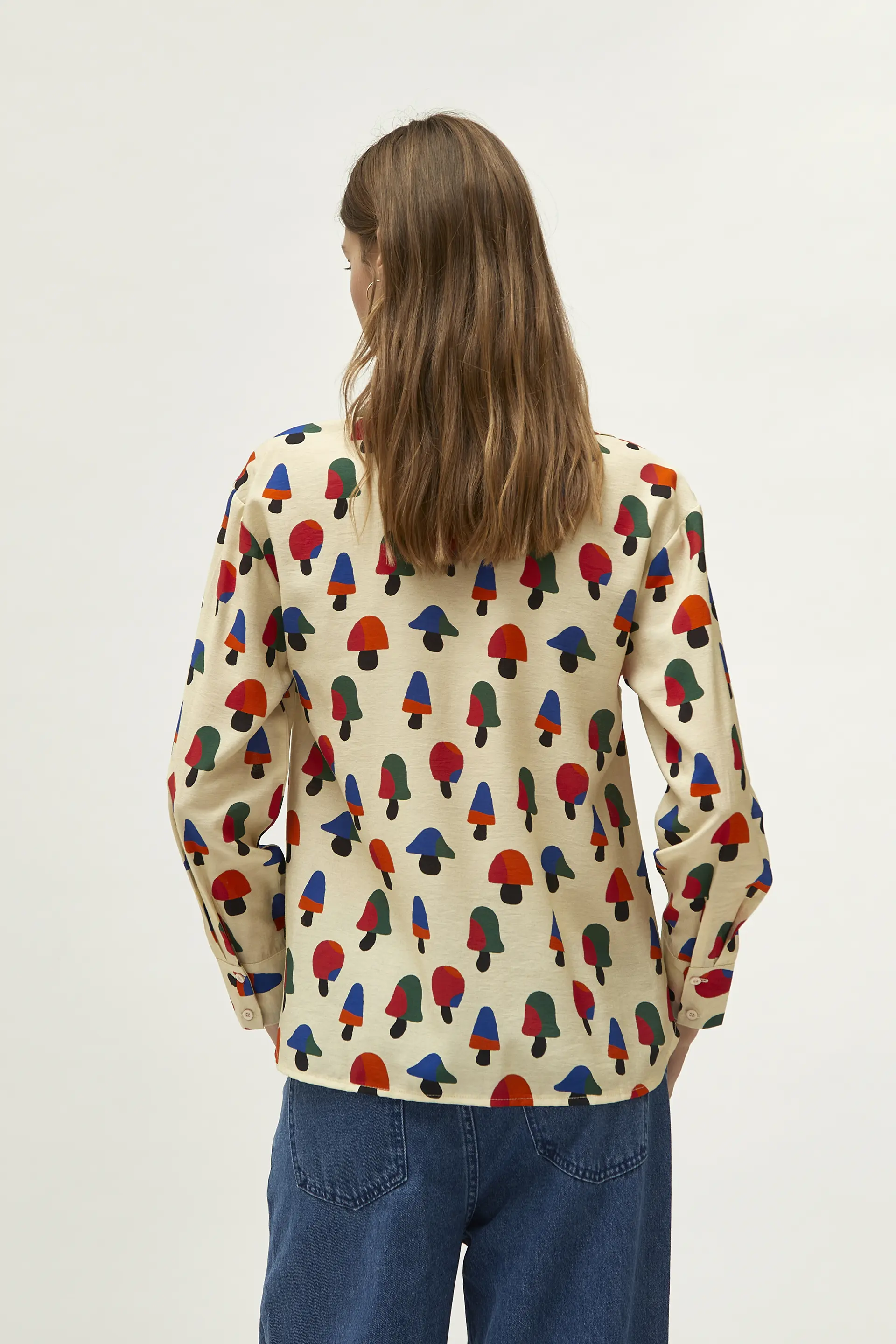 Camisa estampado de setas multicolor - Image 5
