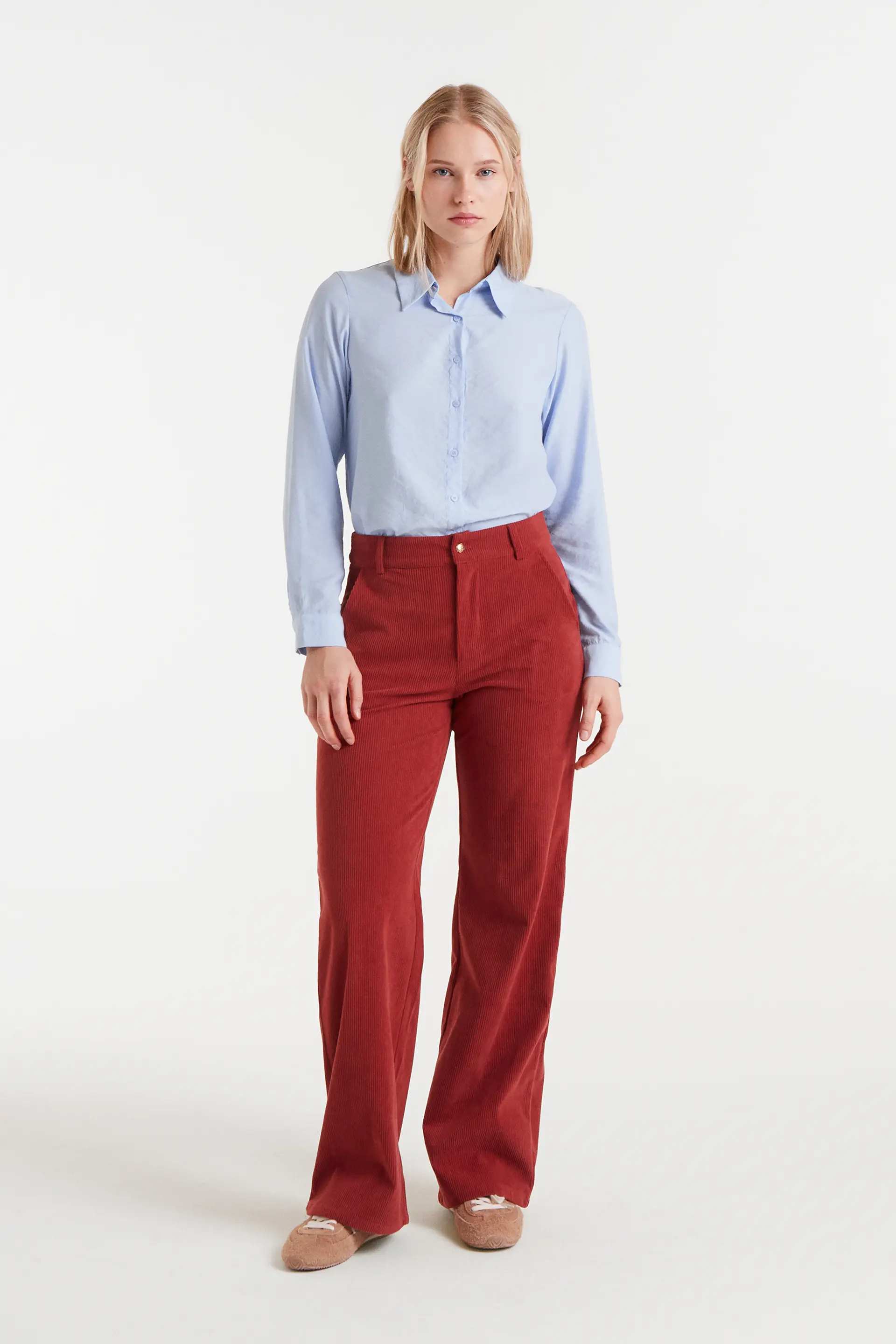Camisa fluida azul - Image 5