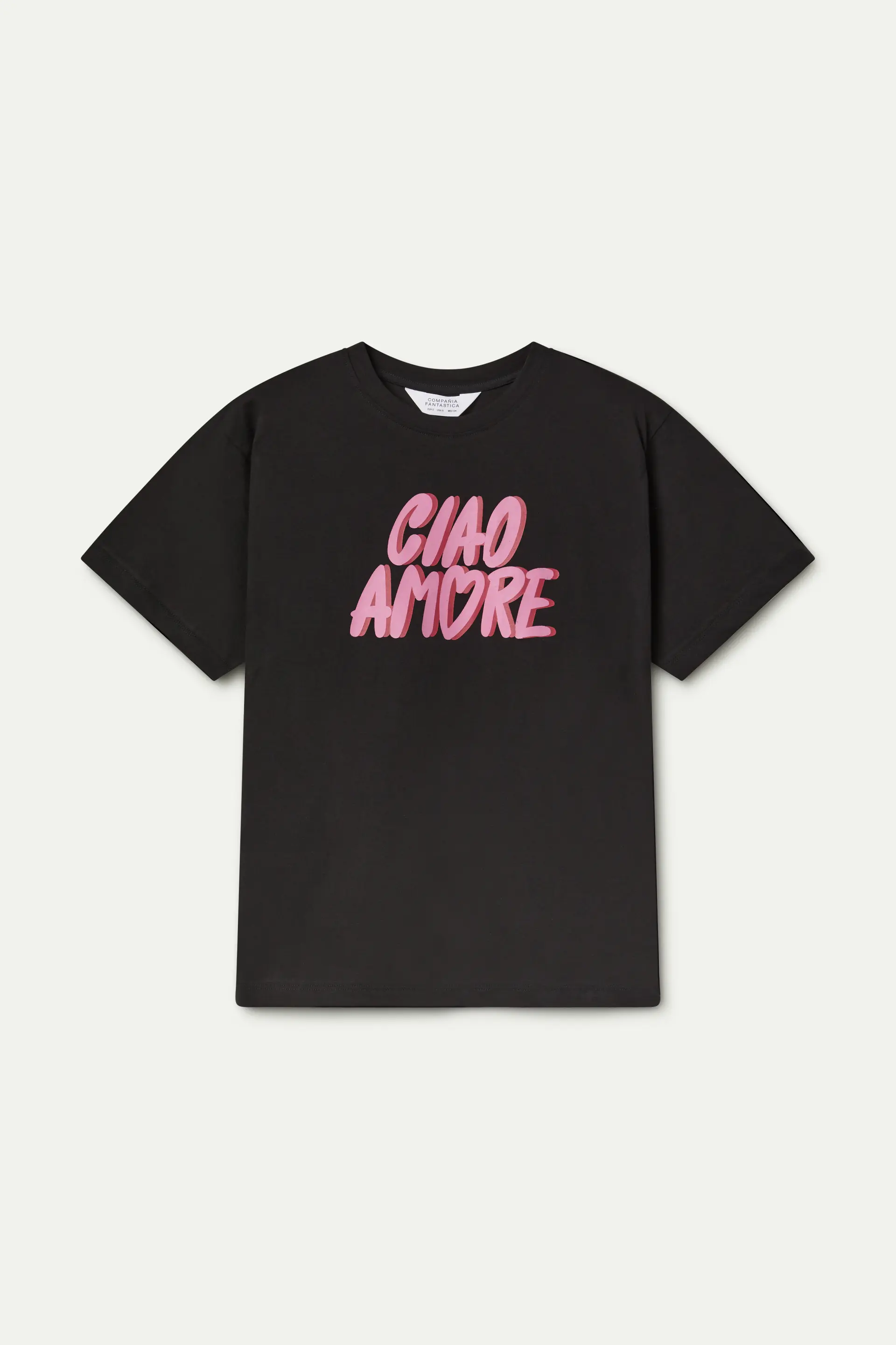 Camiseta 100% algodón con estampado Ciao Amore - Image 2