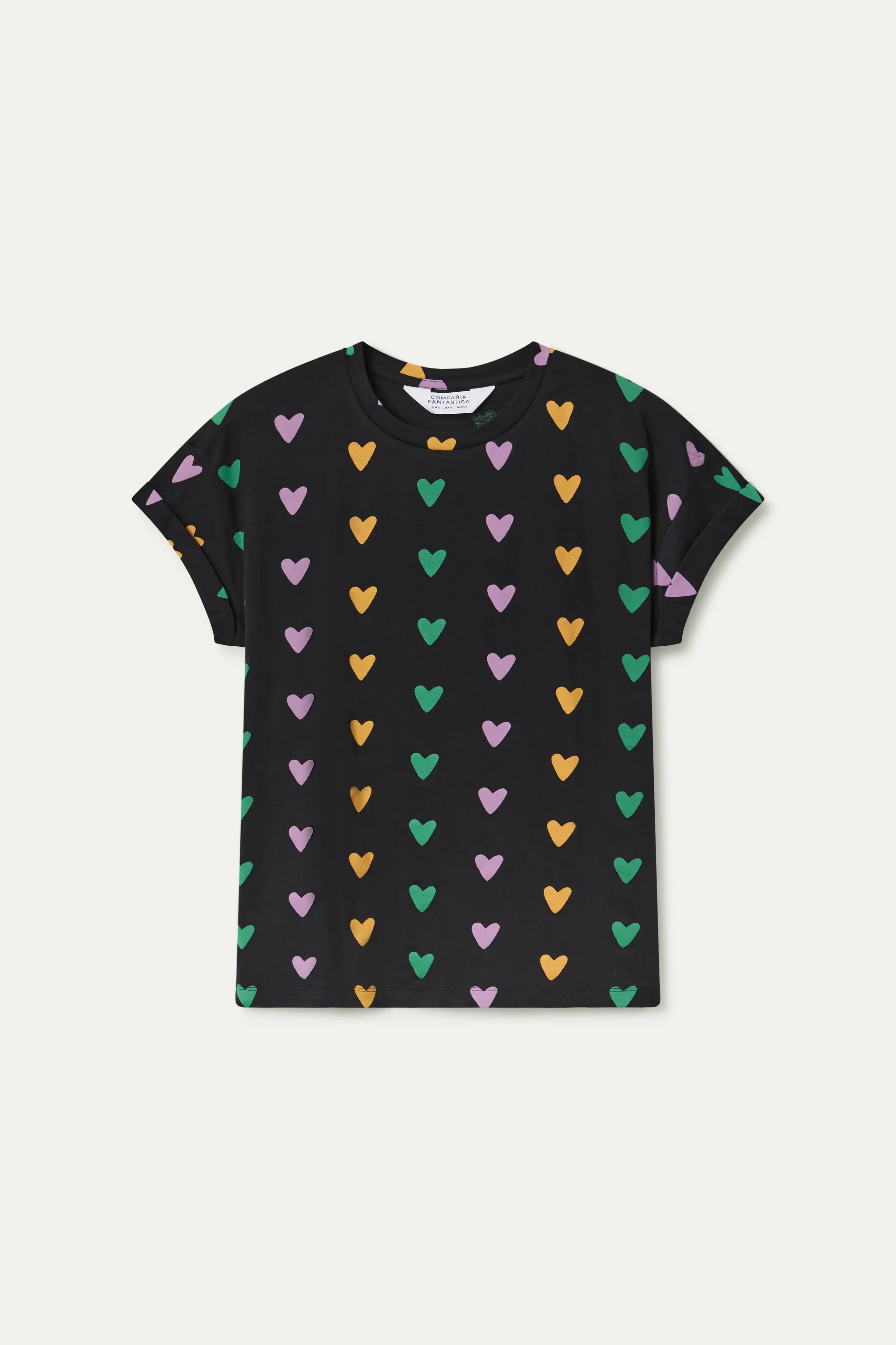 Camiseta 100% algodón con estampado Cupido Lines - Image 2