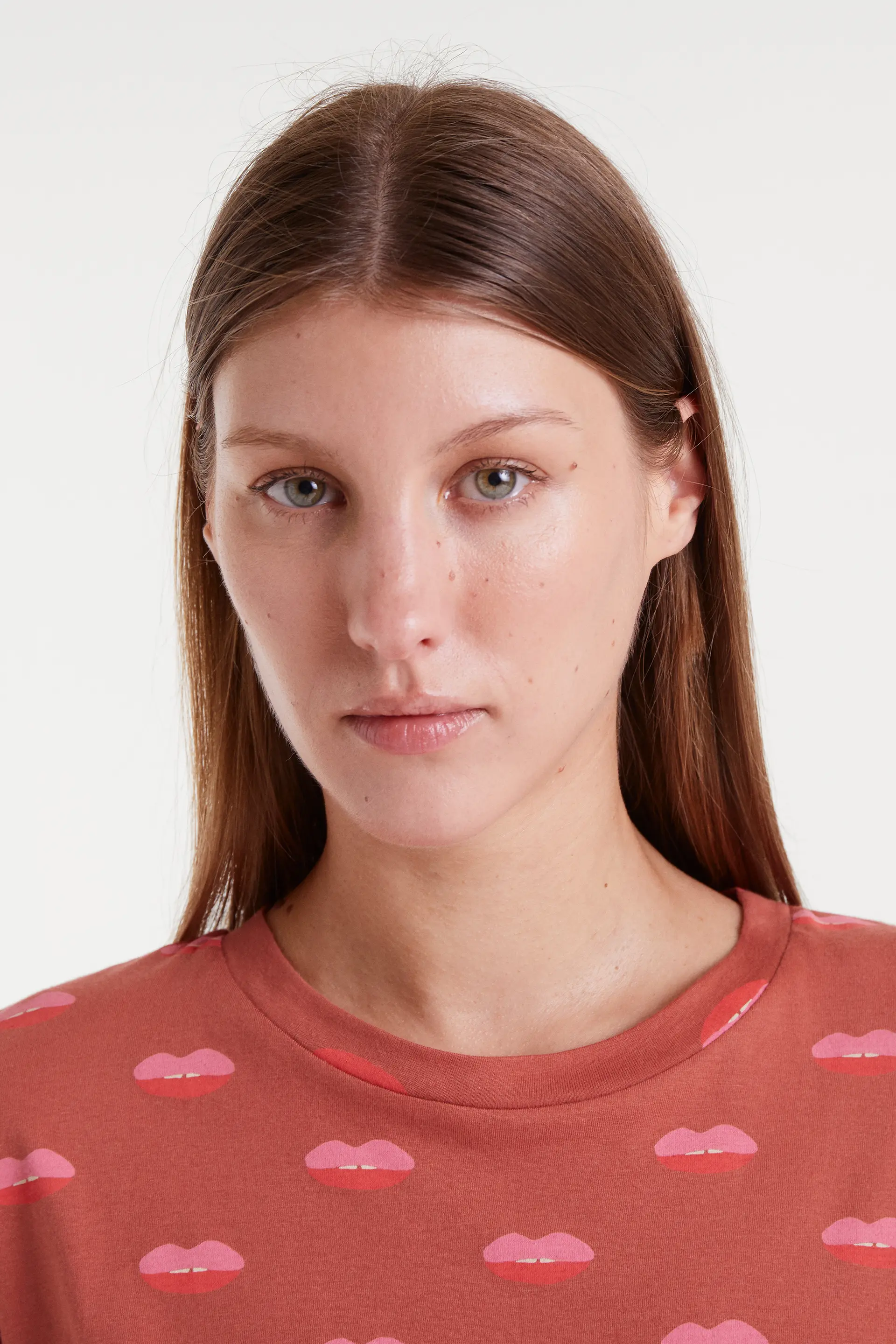 Camiseta 100% algodón con estampado Lips - Image 4