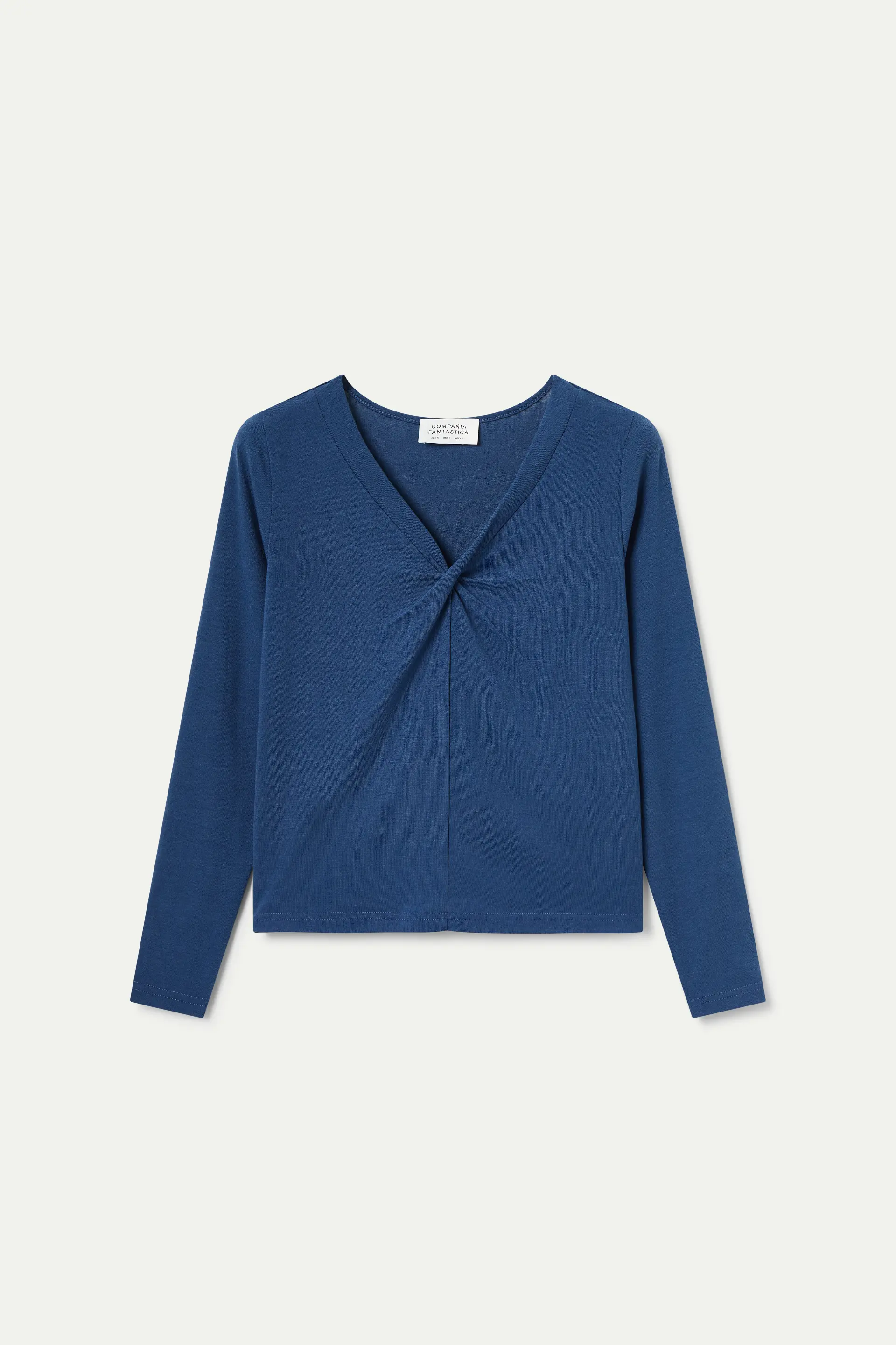 Camiseta anudada azul - Image 2
