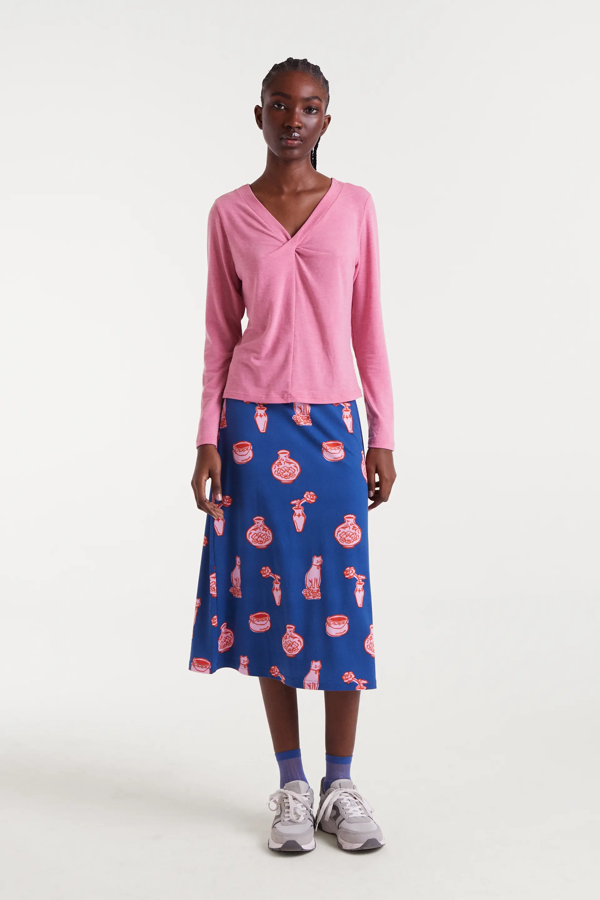 Camiseta anudada rosa - Image 5