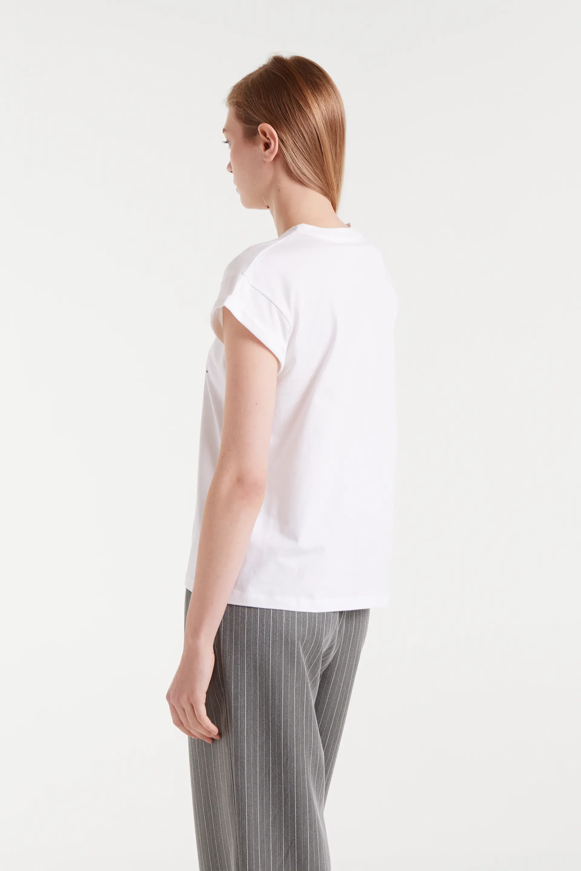 Camiseta blanca 100% algodón con estampado Le fraise - Image 3