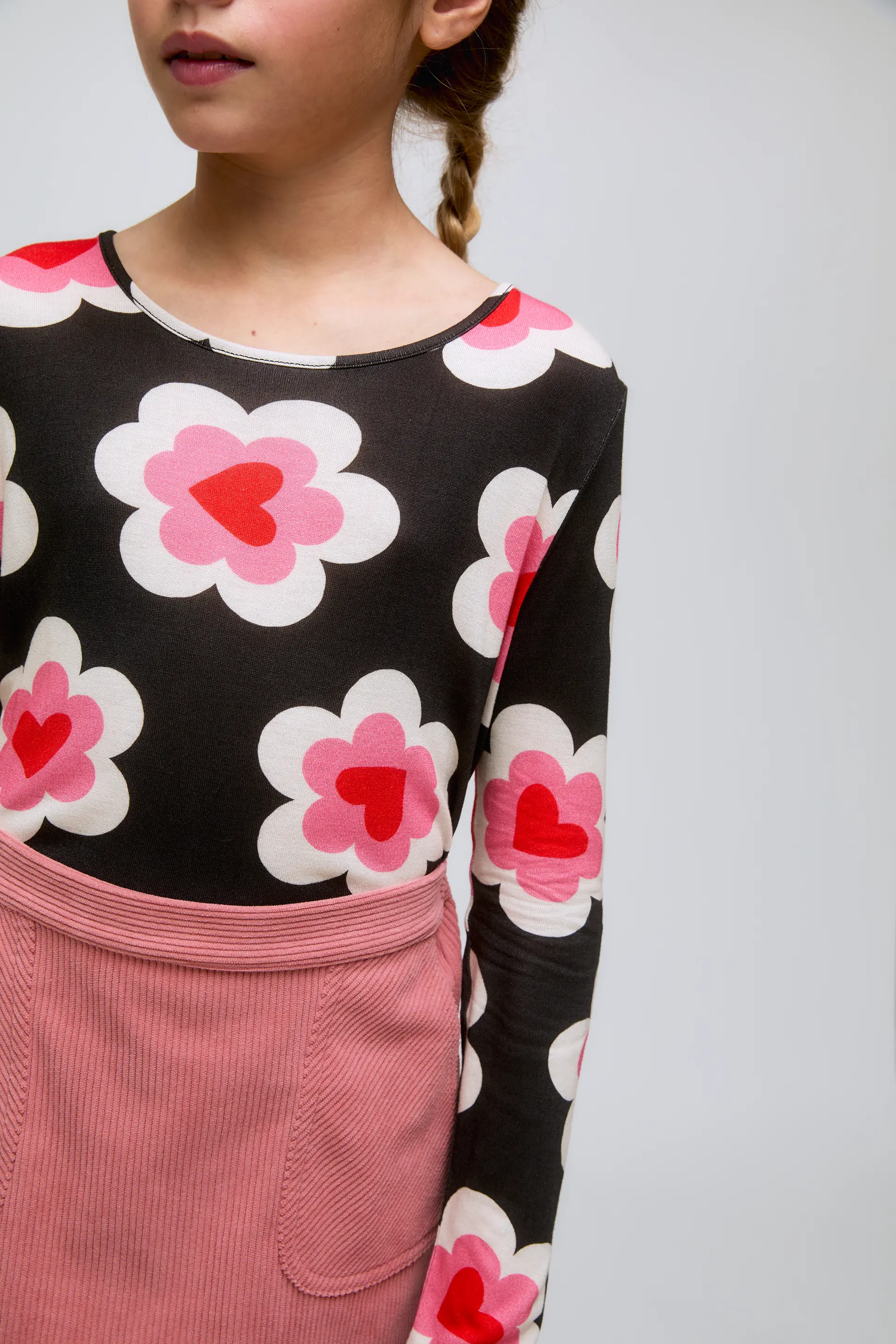 Camiseta de niña de manga larga con estampado Sweetheart - Image 3