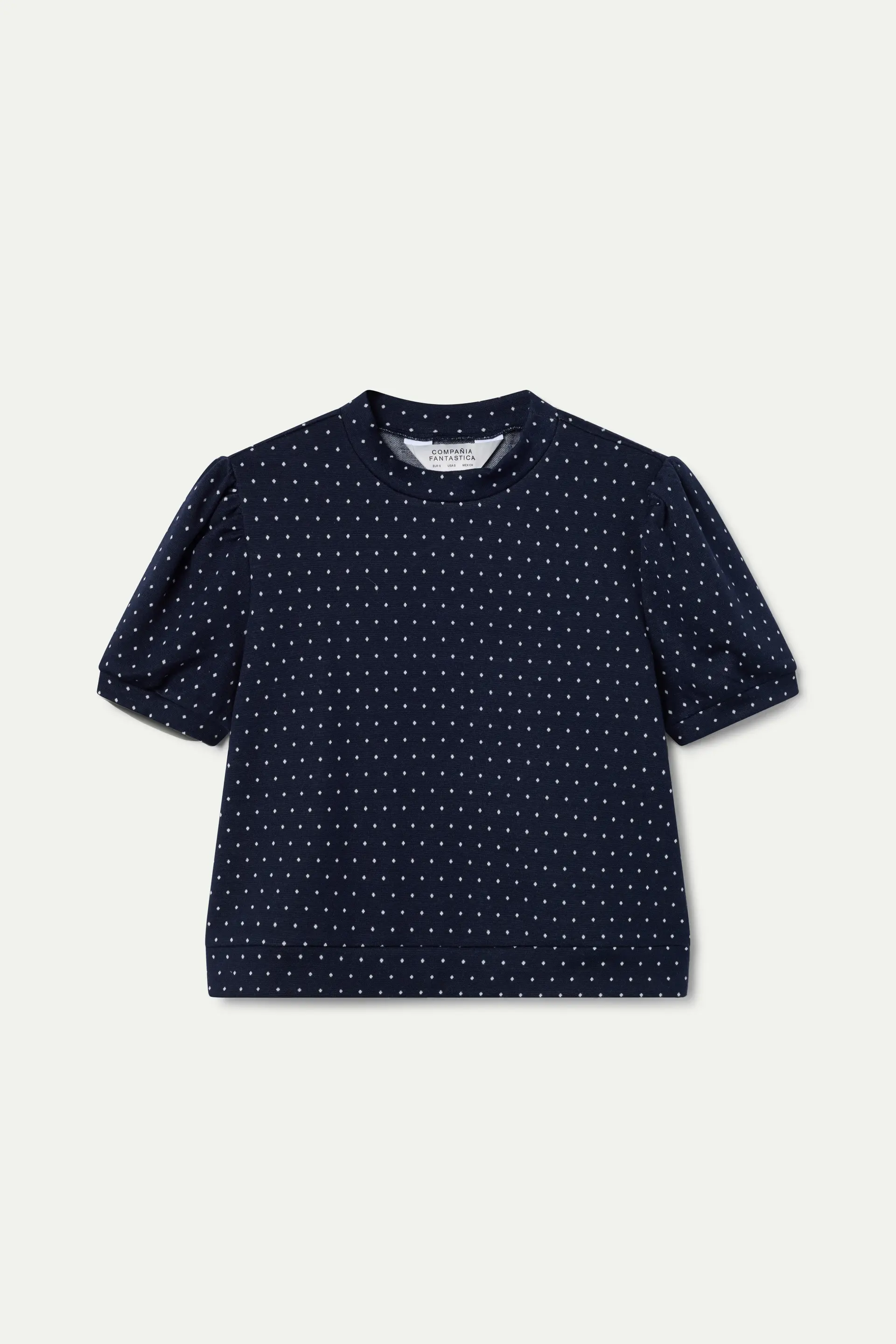Camiseta jacquard con estampado Super Mini Dots - Image 2