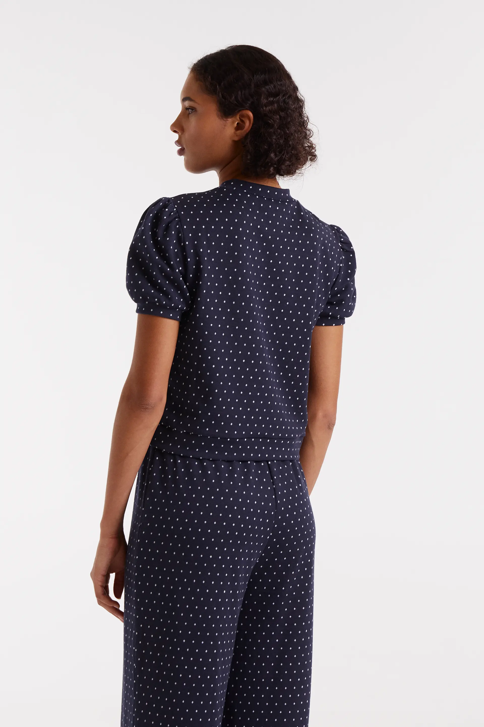 Camiseta jacquard con estampado Super Mini Dots - Image 3