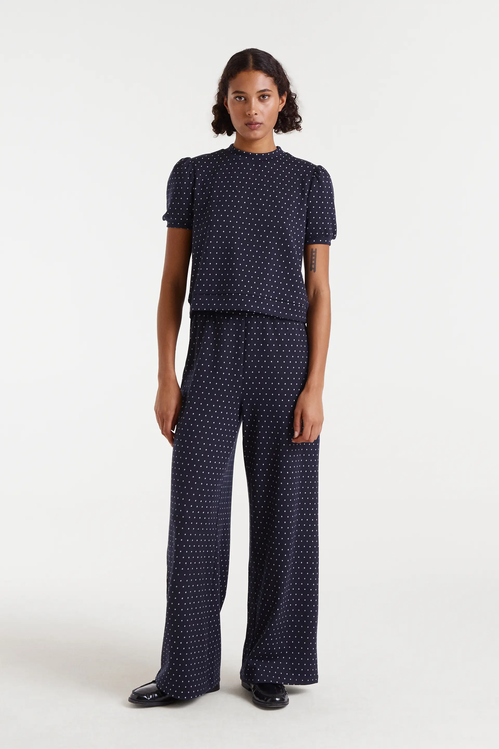 Camiseta jacquard con estampado Super Mini Dots - Image 5