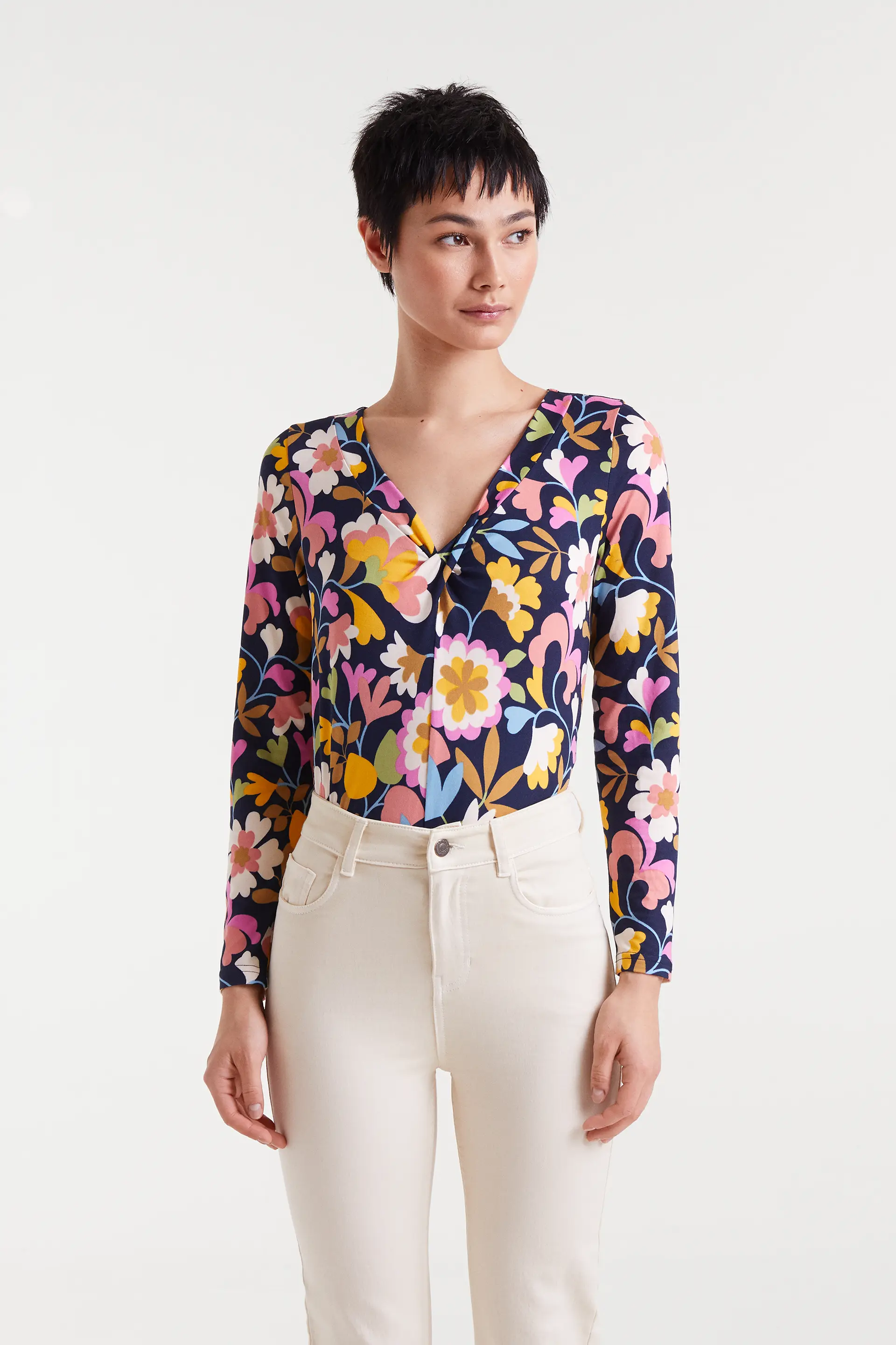 Camiseta manga larga con estampado Baboushka