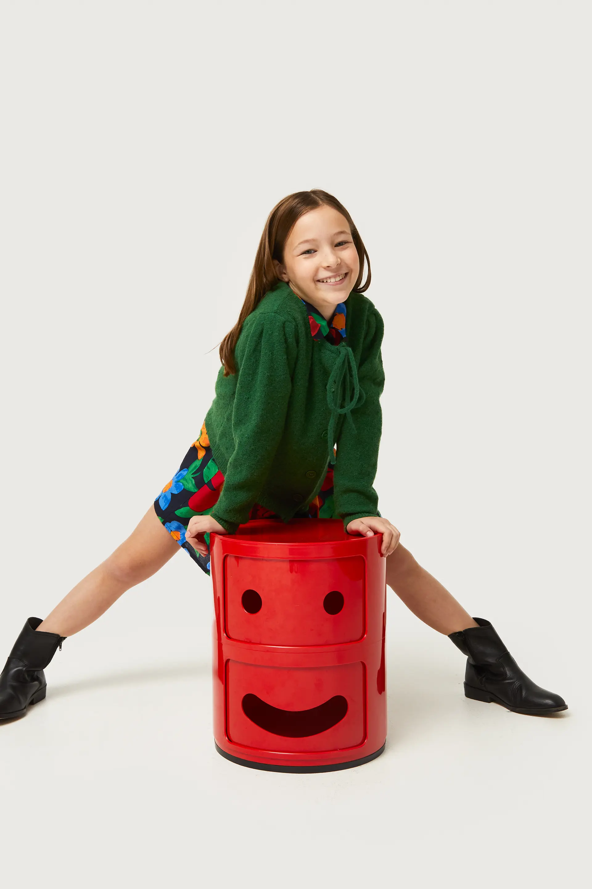 Cárdigan de niña con lazada verde - Image 4