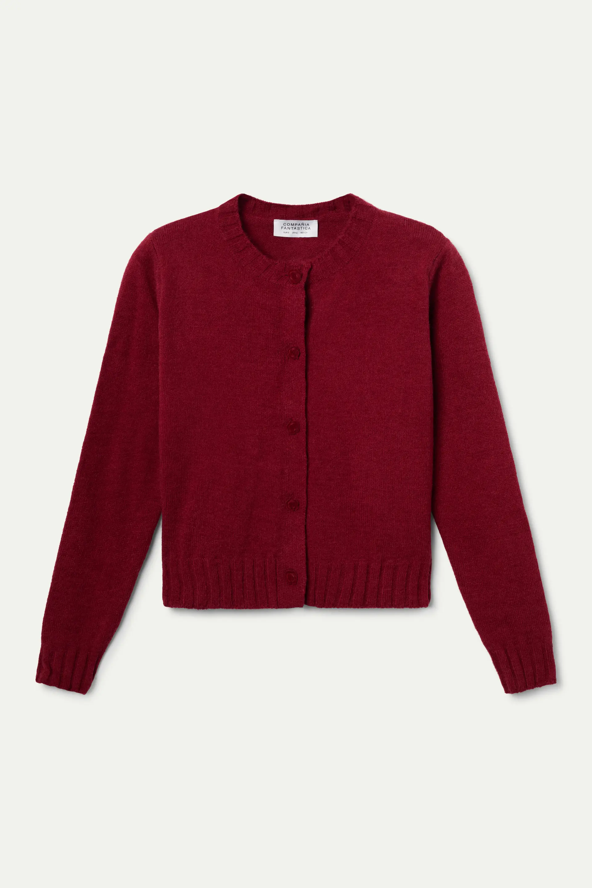 Cárdigan de punto rojo - Image 2