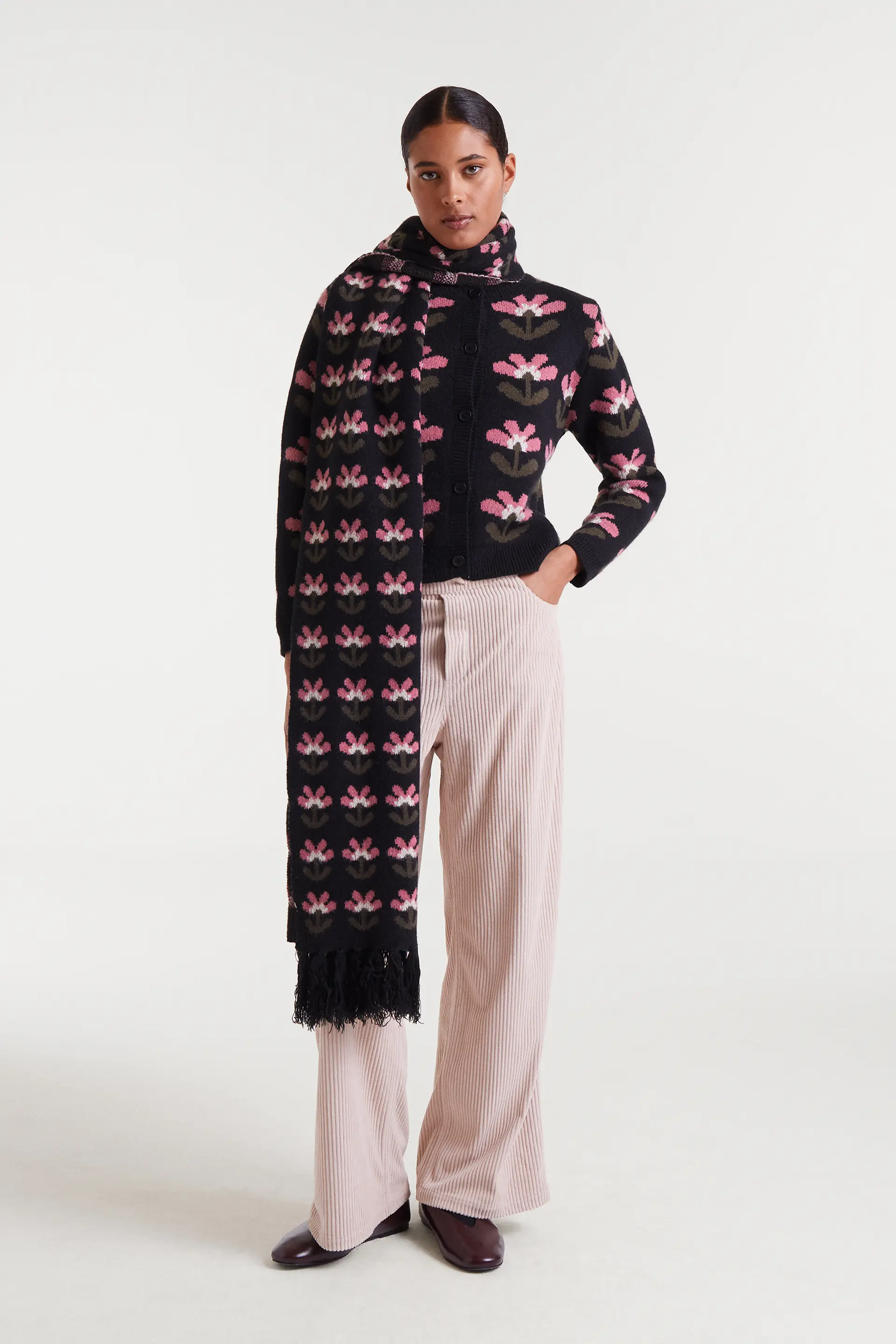 Cárdigan jacquard con estampado Baboushka Big - Image 5