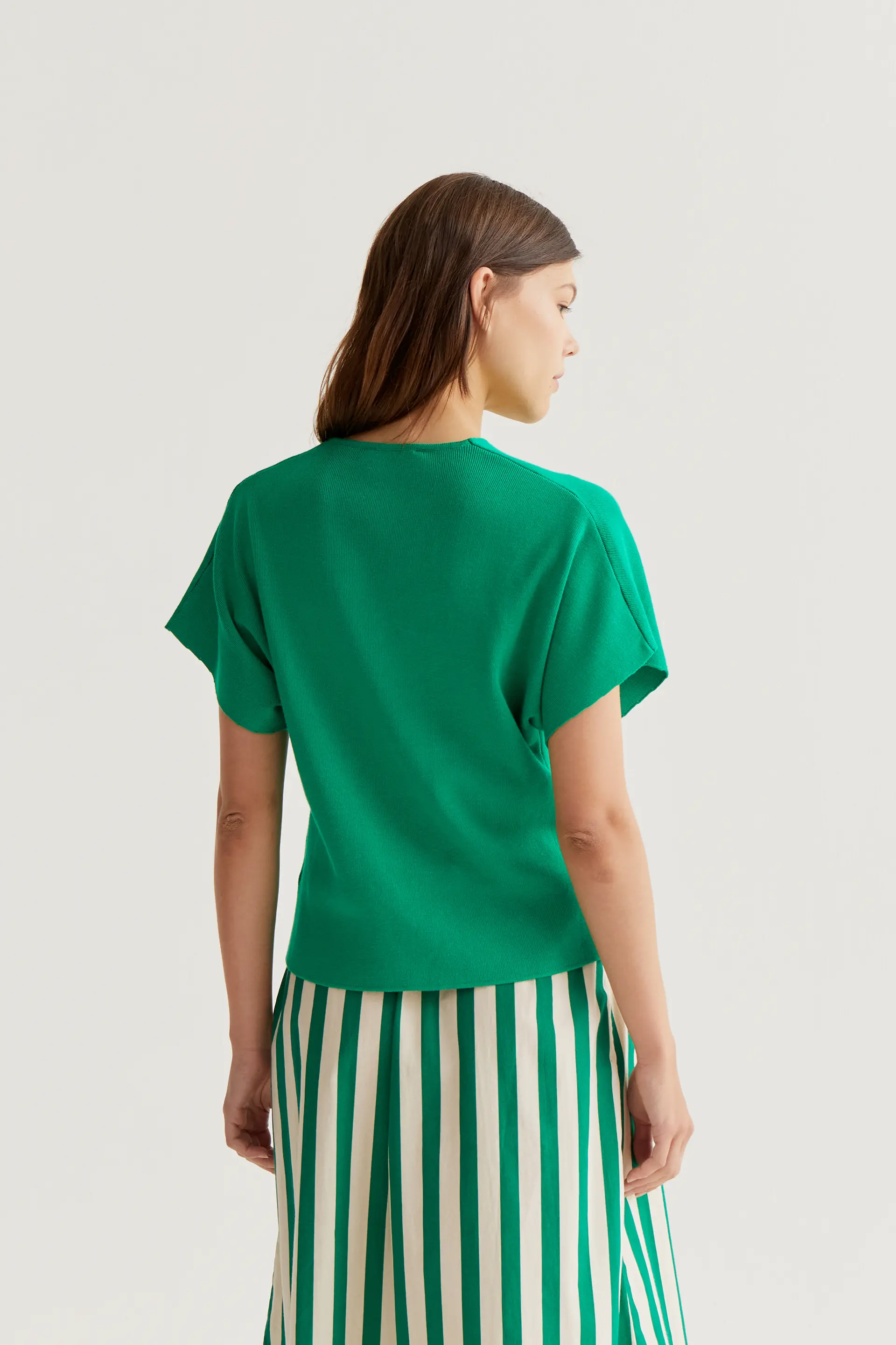 Cárdigan punto verde - Image 2