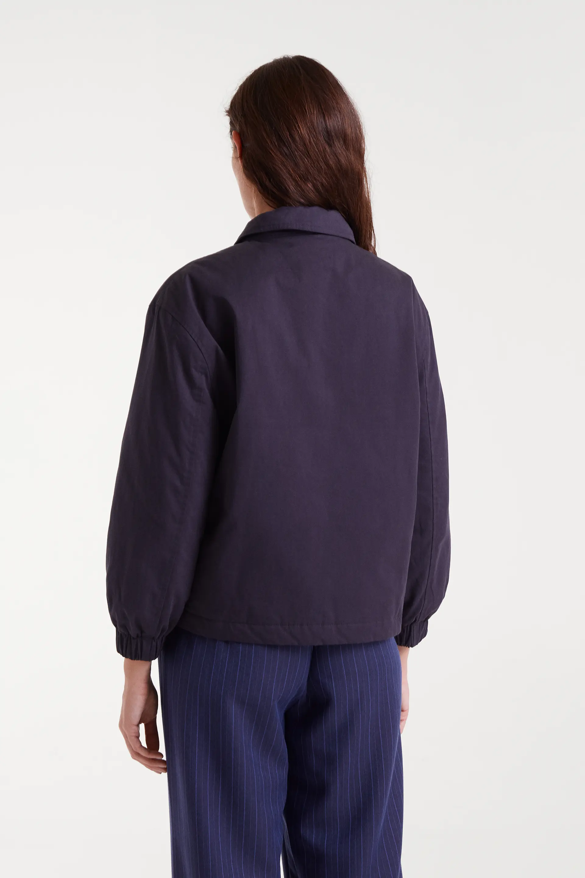 Chaqueta 100% algodón navy blue - Image 3