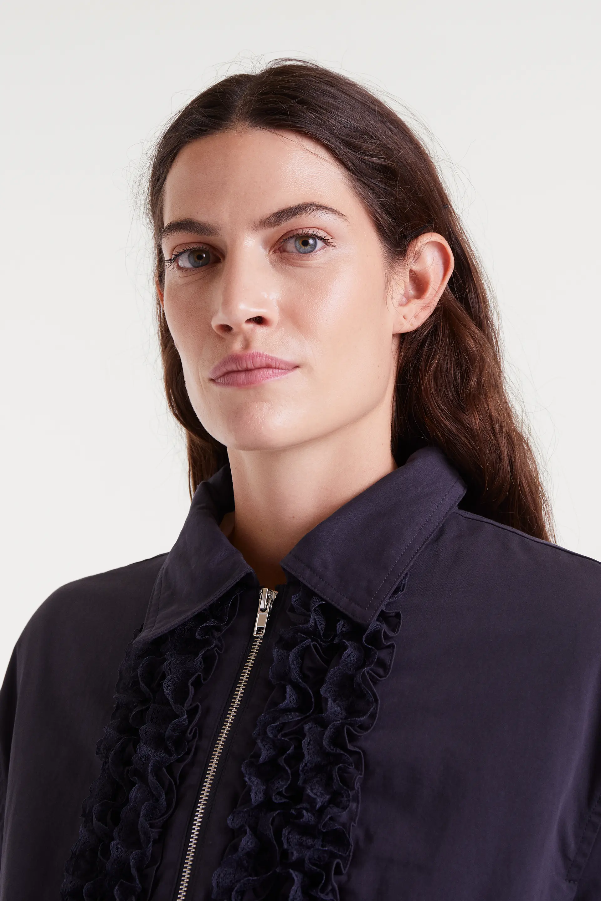 Chaqueta 100% algodón navy blue - Image 4