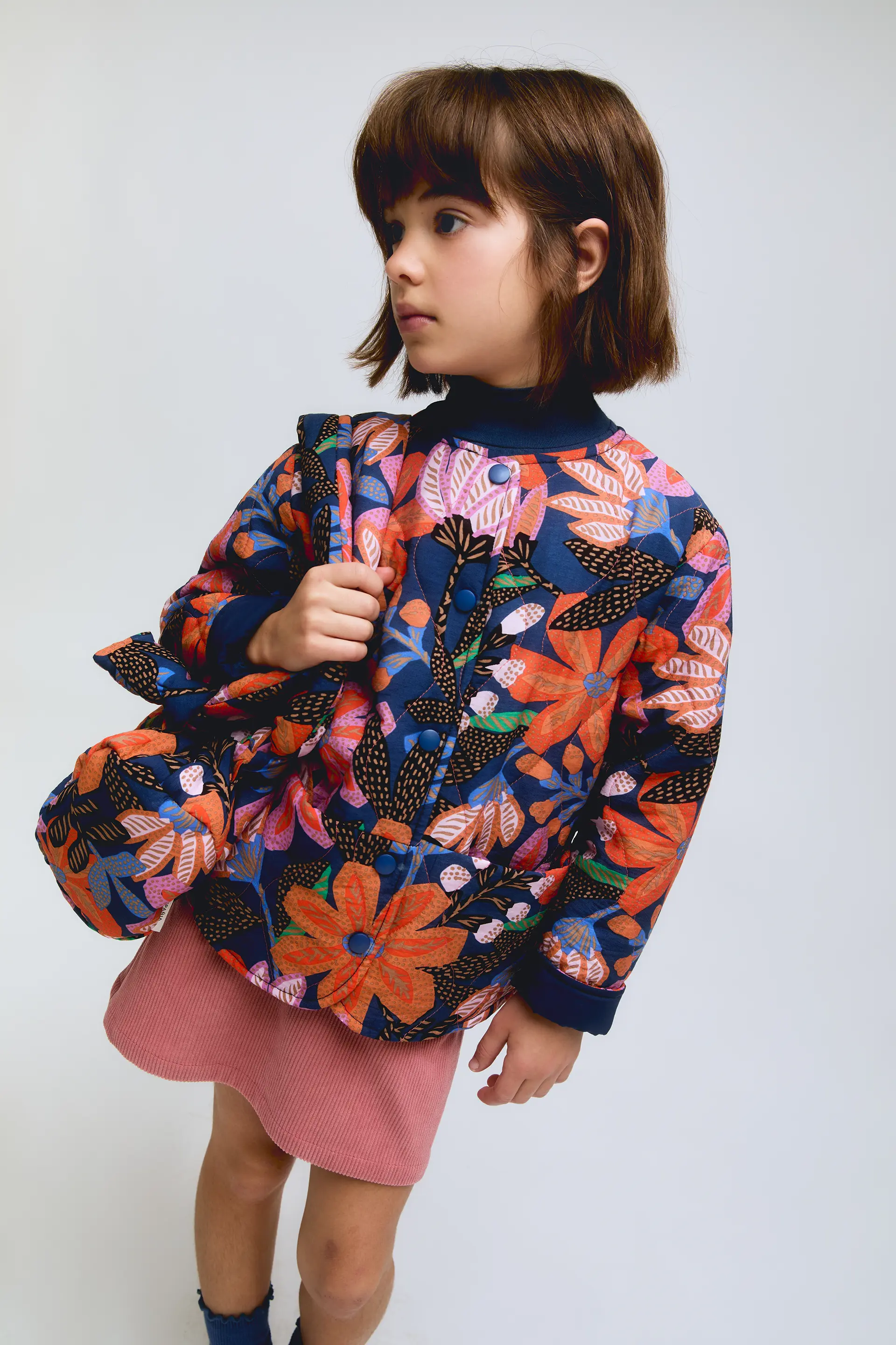 Chaqueta de niña estampada de flores tropicales Tigerlilly - Image 4