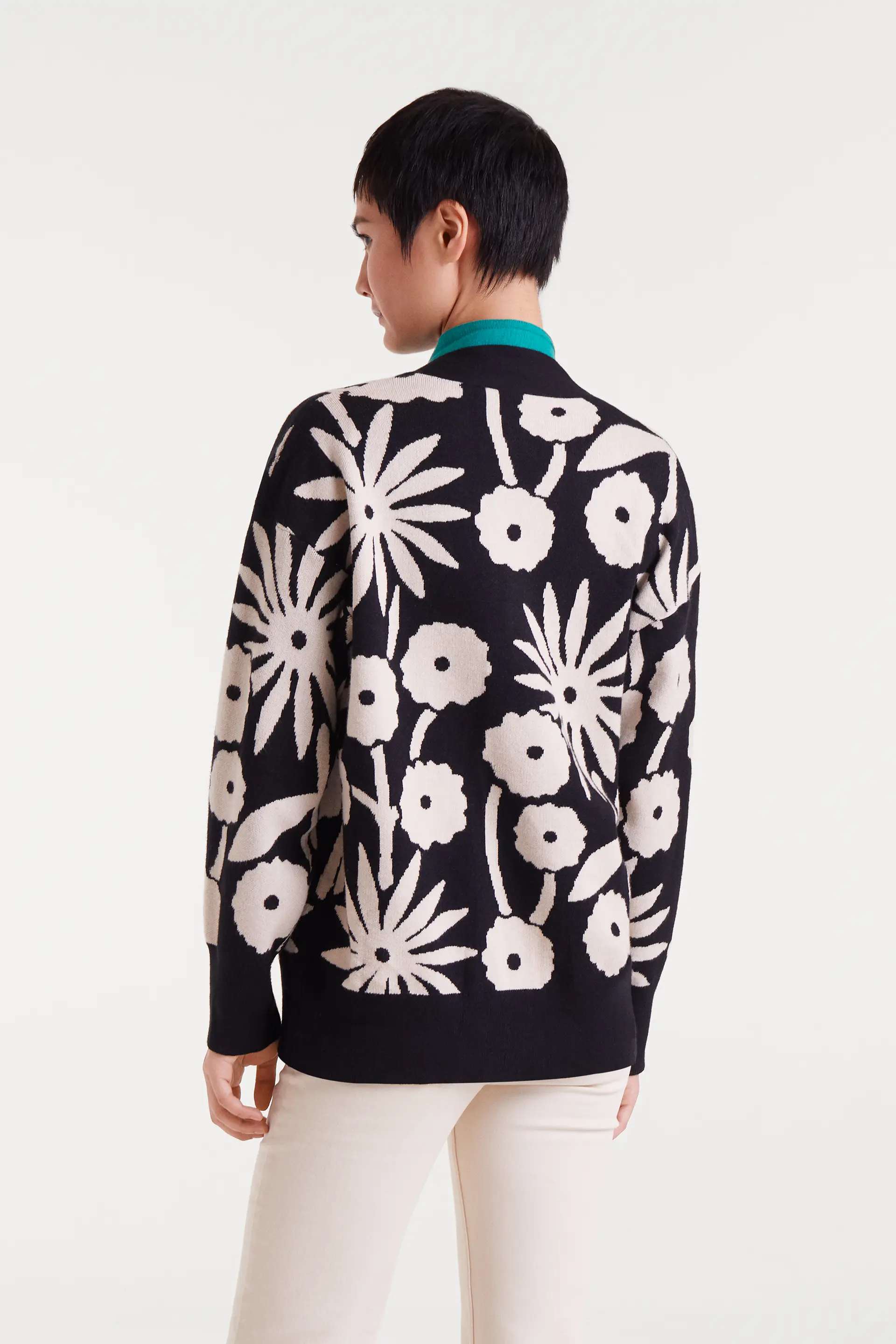 Chaqueta jacquard con estampado Tofu - Image 3
