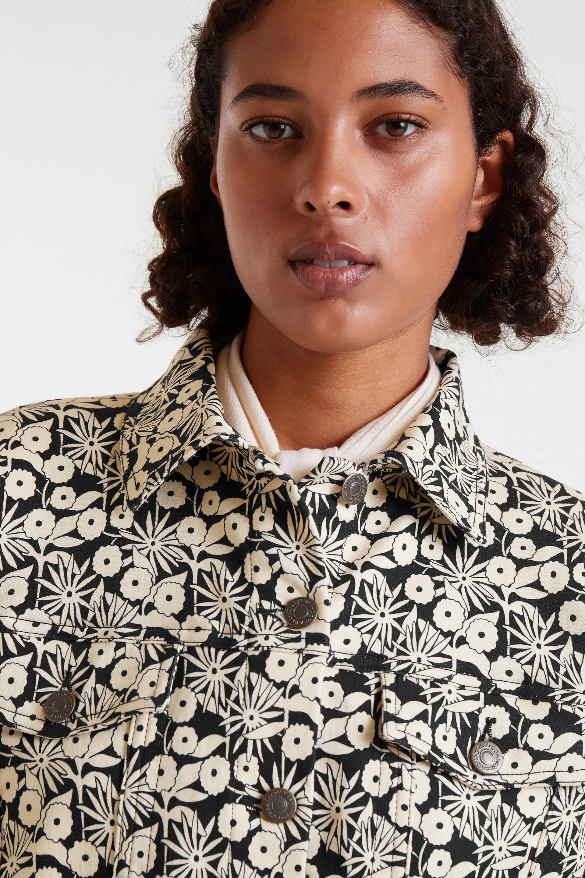 Chaqueta vaquero con estampado Tofu - Image 3