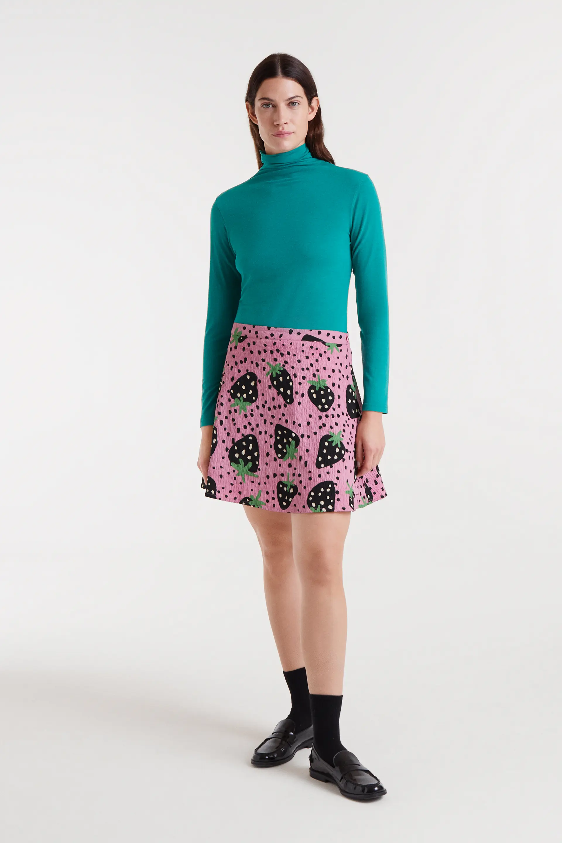Falda corta con estampado Morango Big - Image 5