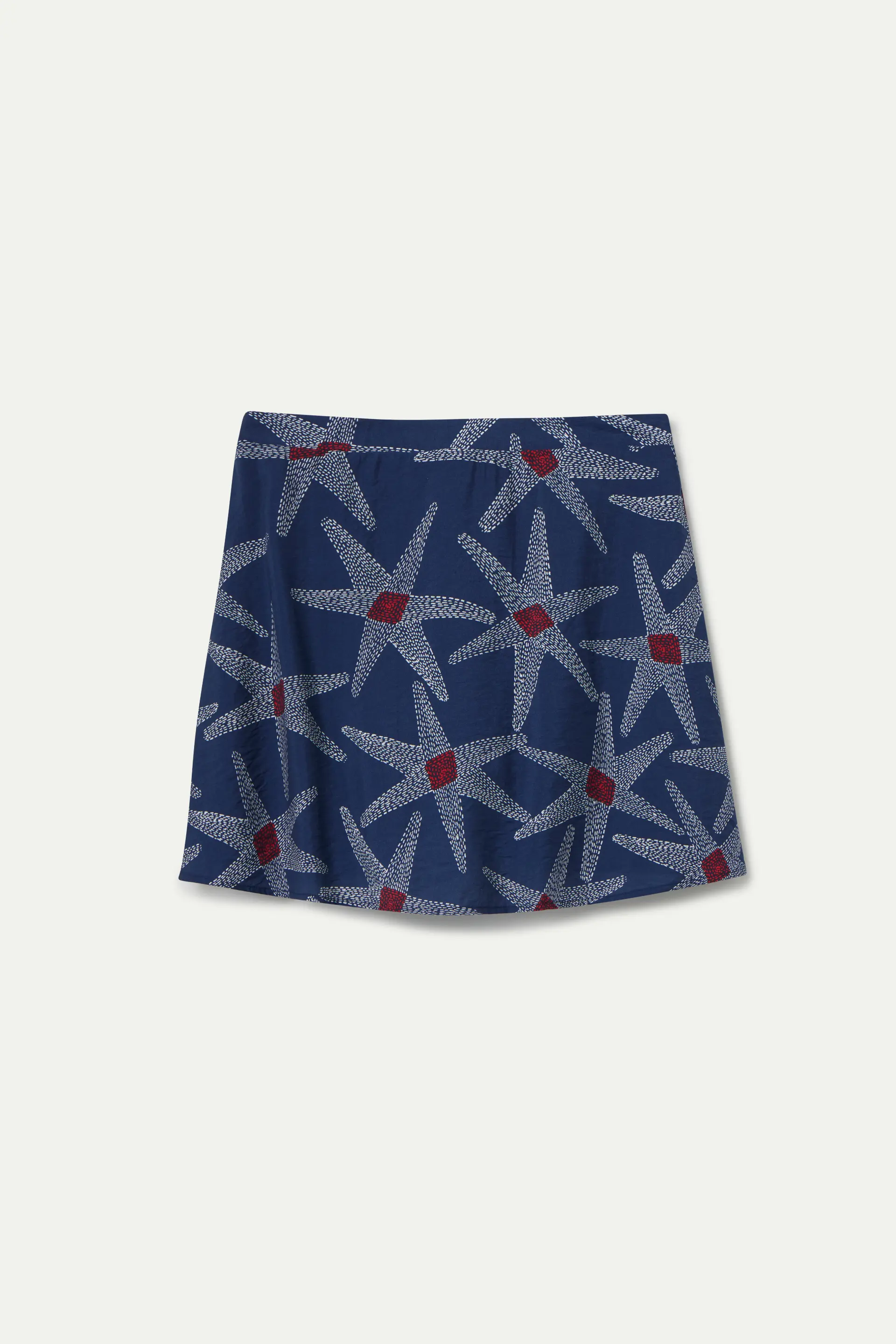 Falda corta con estampado Starships - Image 2