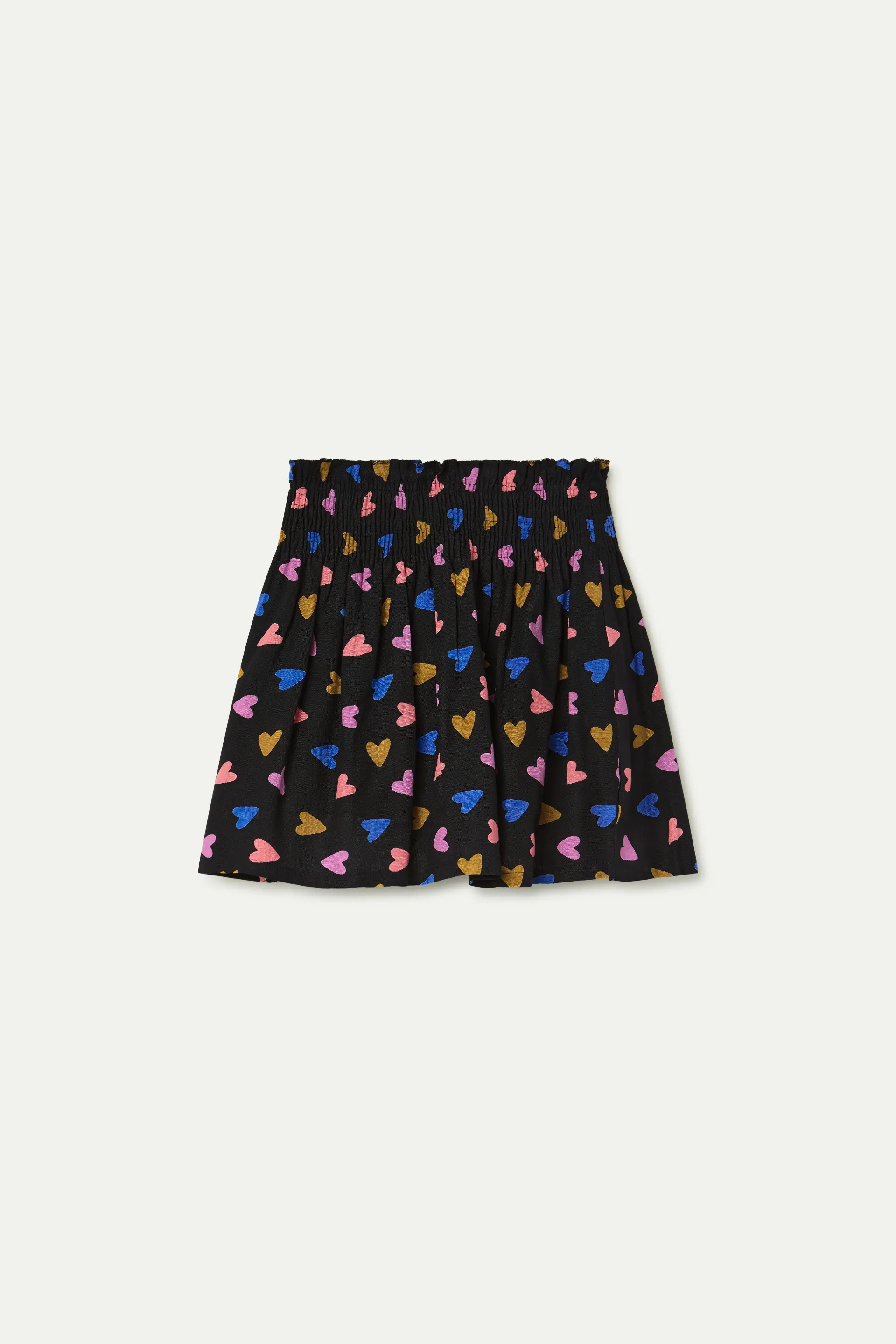 Falda corta de niña con estampado de corazones Potpourri - Image 2