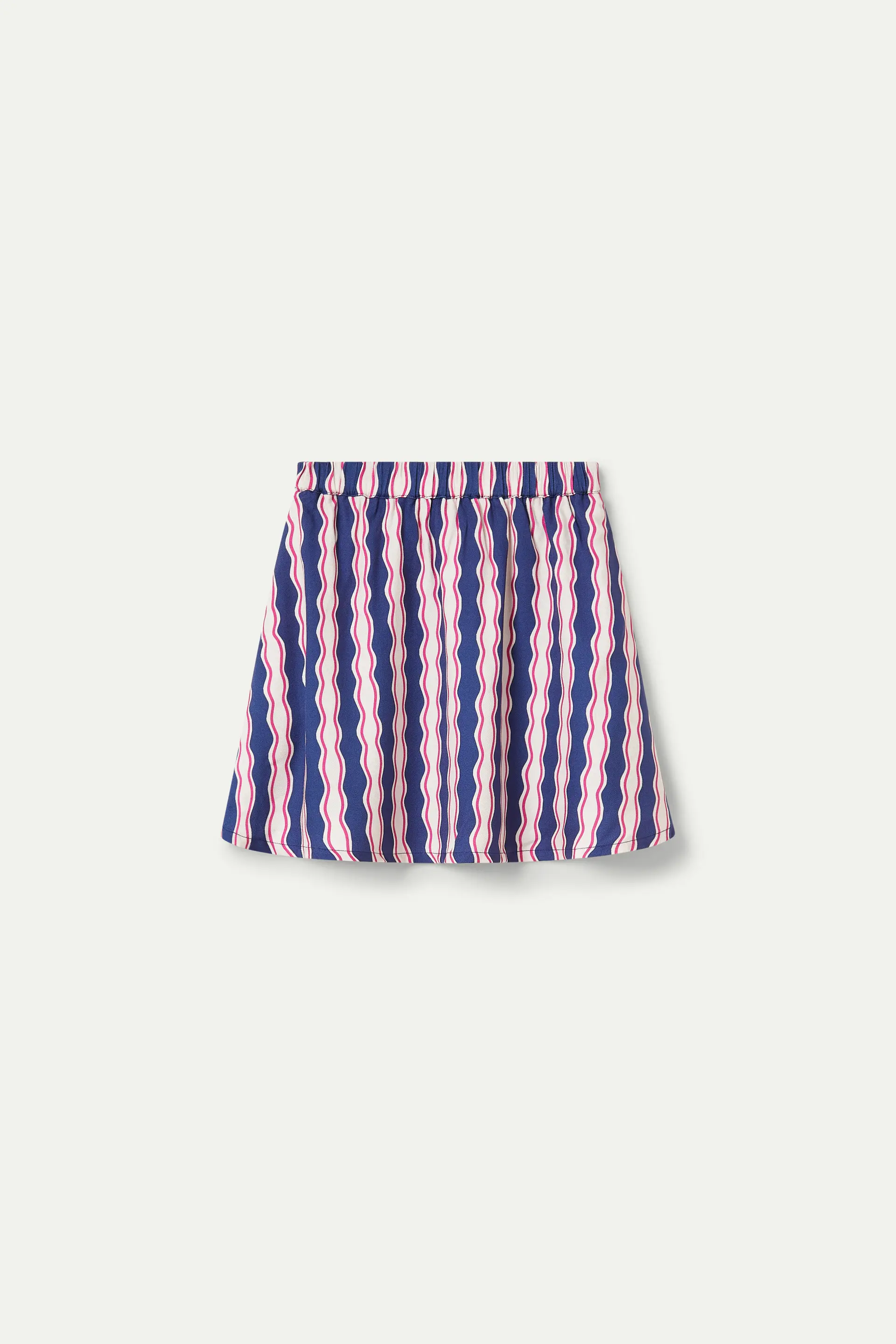 Falda corta de niña estampado de rayas Serpentina - Image 2