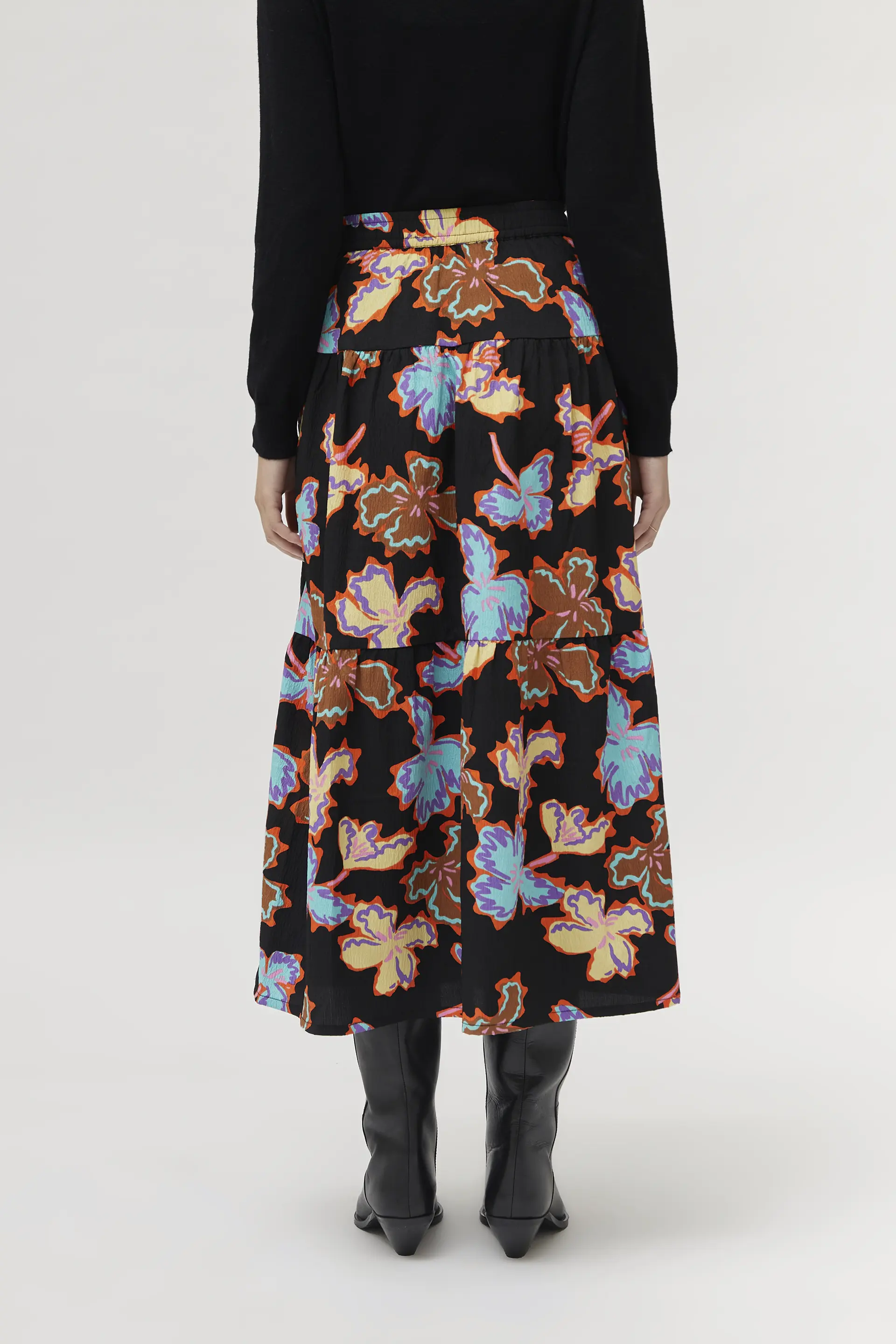 Falda larga estampado floral Alhelí - Image 5
