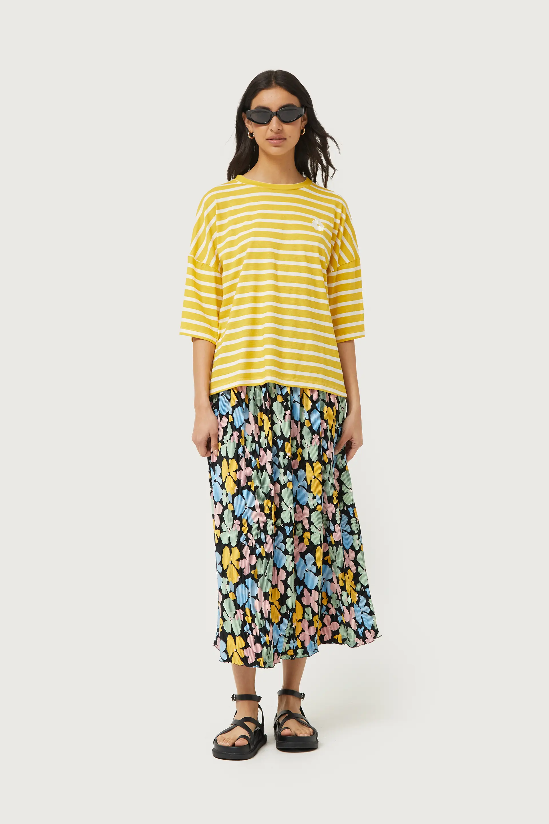 Falda larga estampado floral Jacinto - Image 5